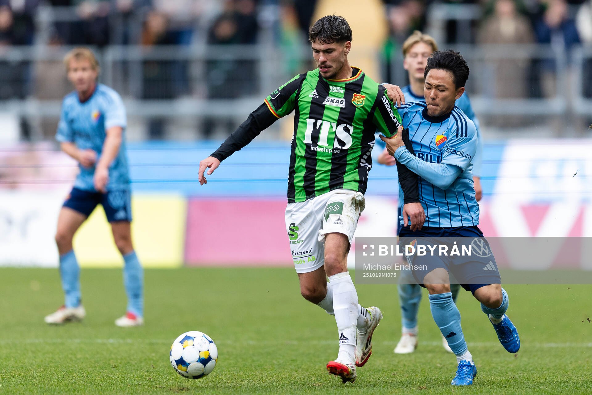 GAIS William Milovanovic och Djurgårdens Keita Kosugi