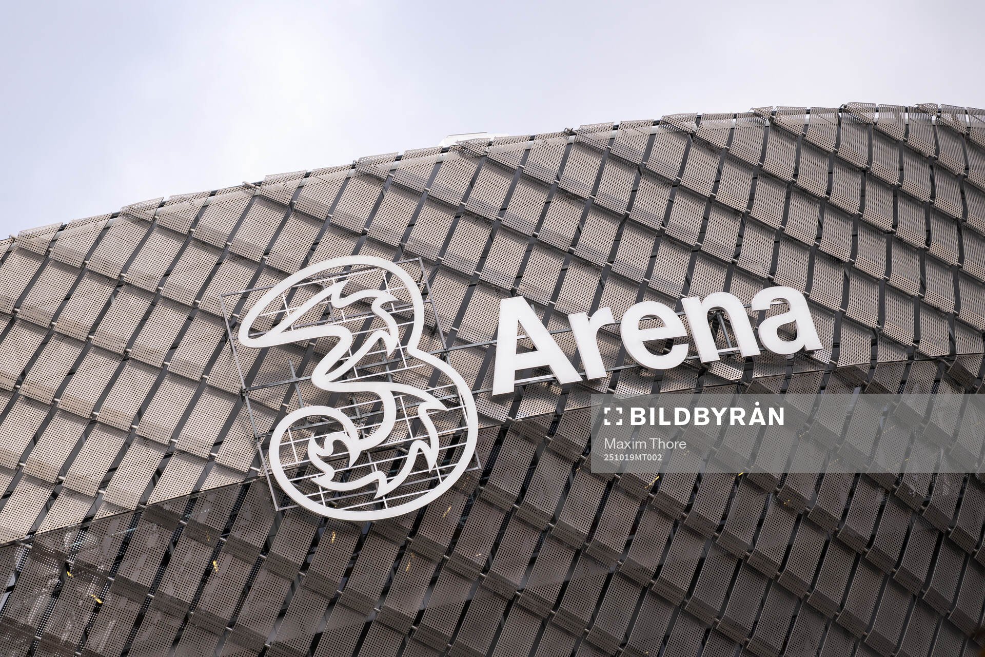Exteriör av 3 Arena