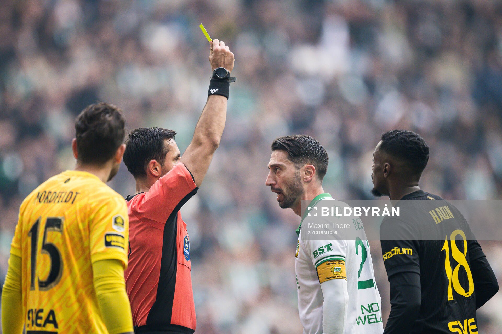 Domare Granit Maqedonci varnar Hammarbys Nahir Besara