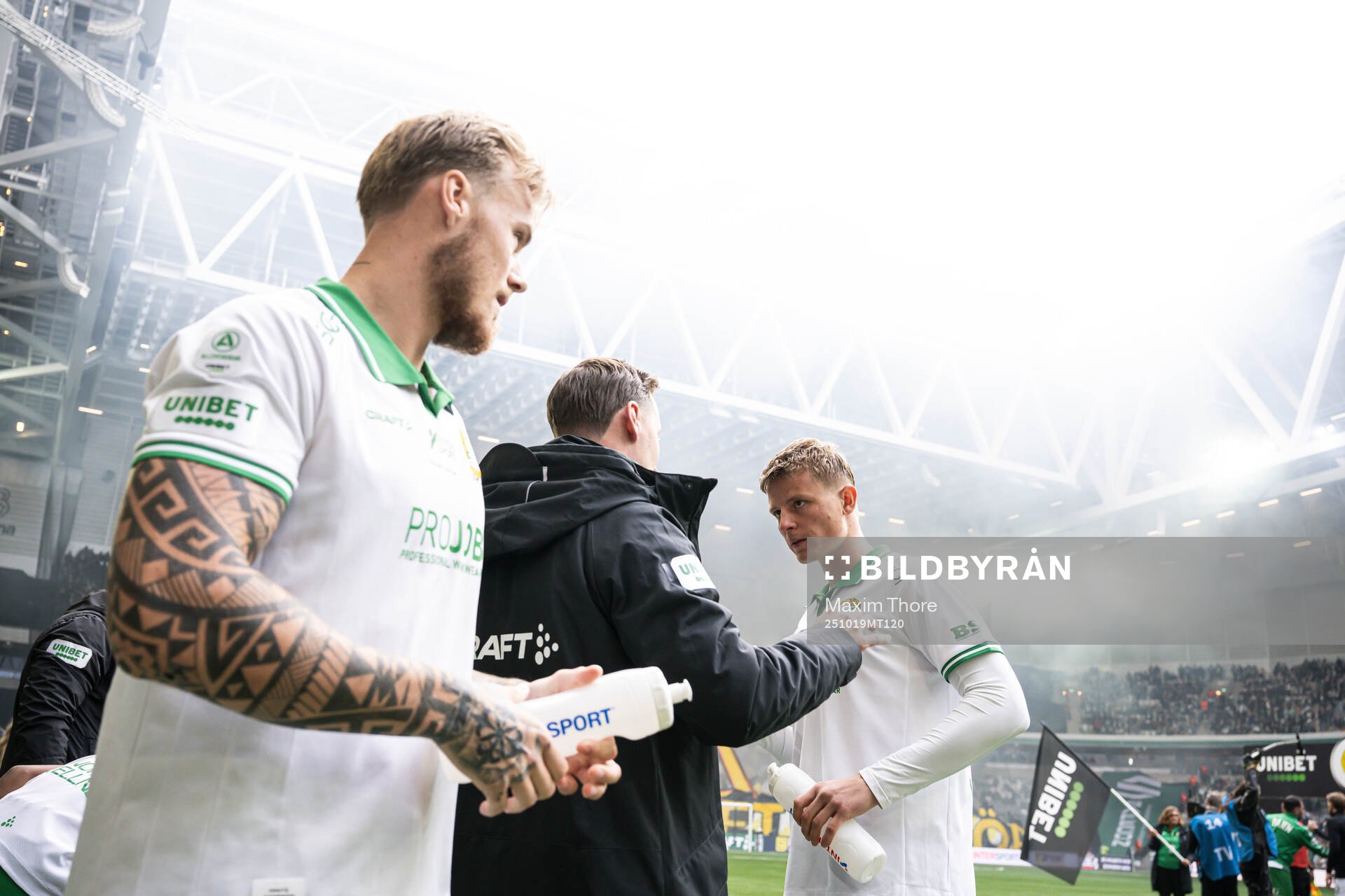 Hammarbys Victor Eriksson och Frederik Winther