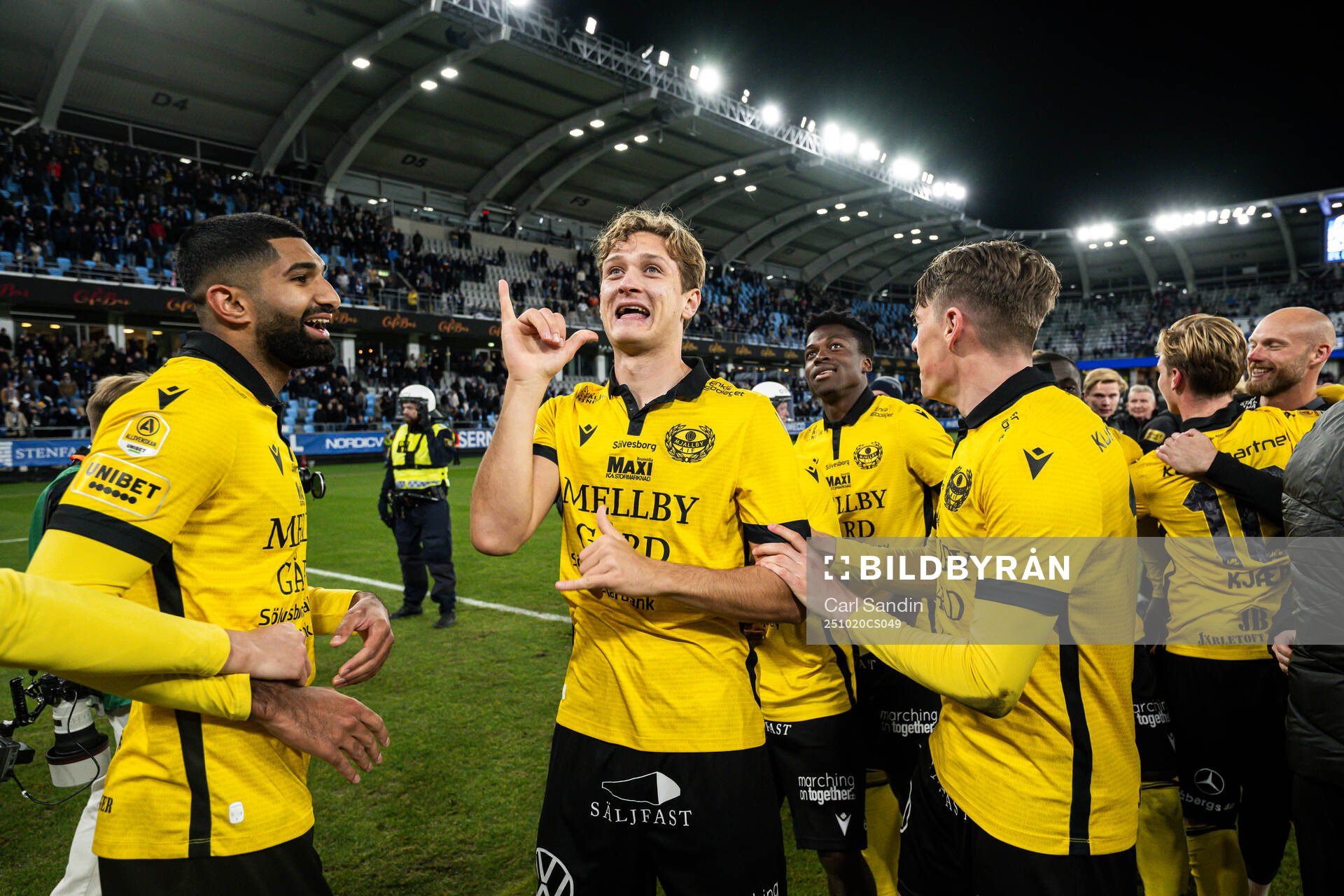 Mjällbys Ludvig Tidstrand jublar