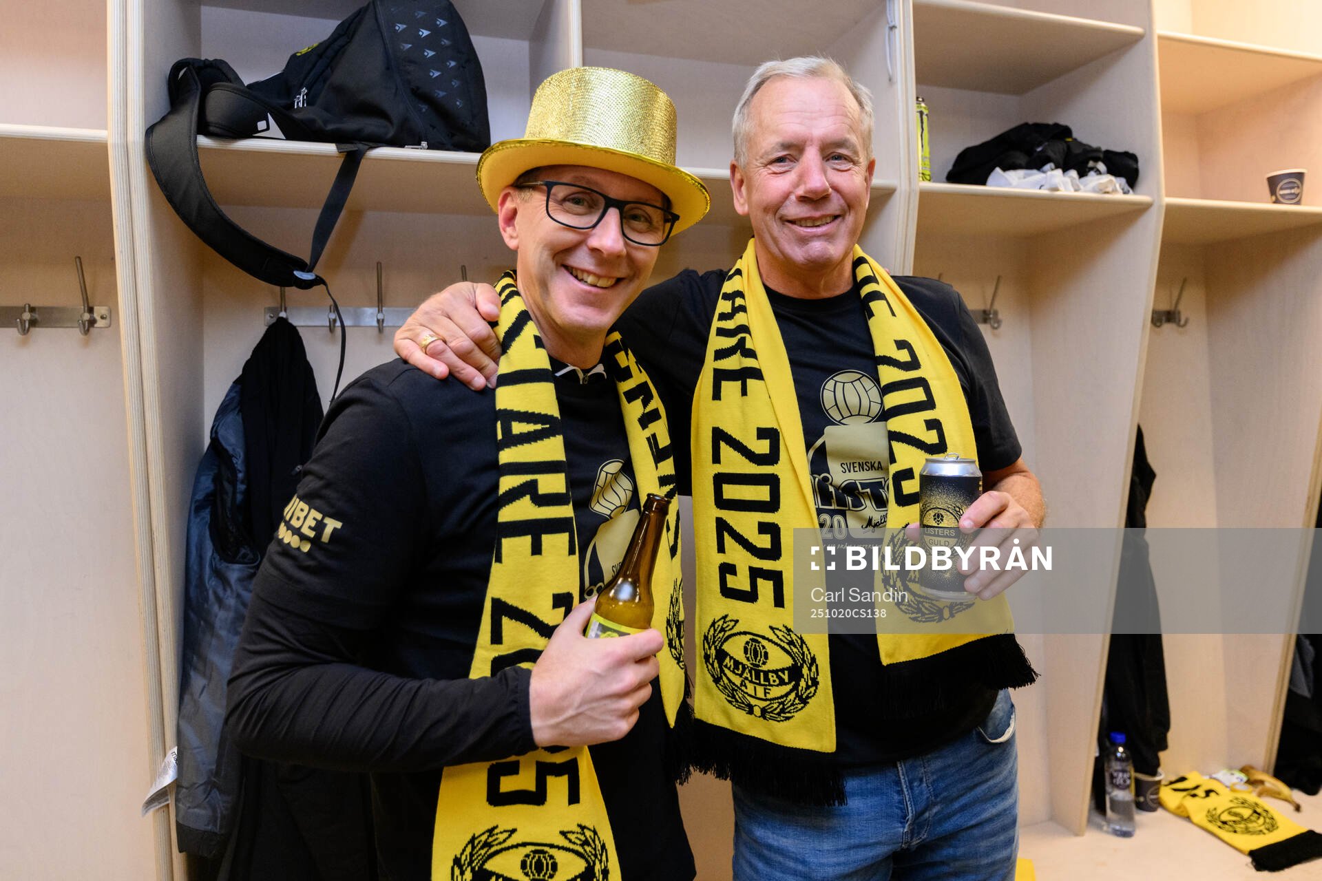 Mjällbys assisterande tränare Christofer Augustsson och