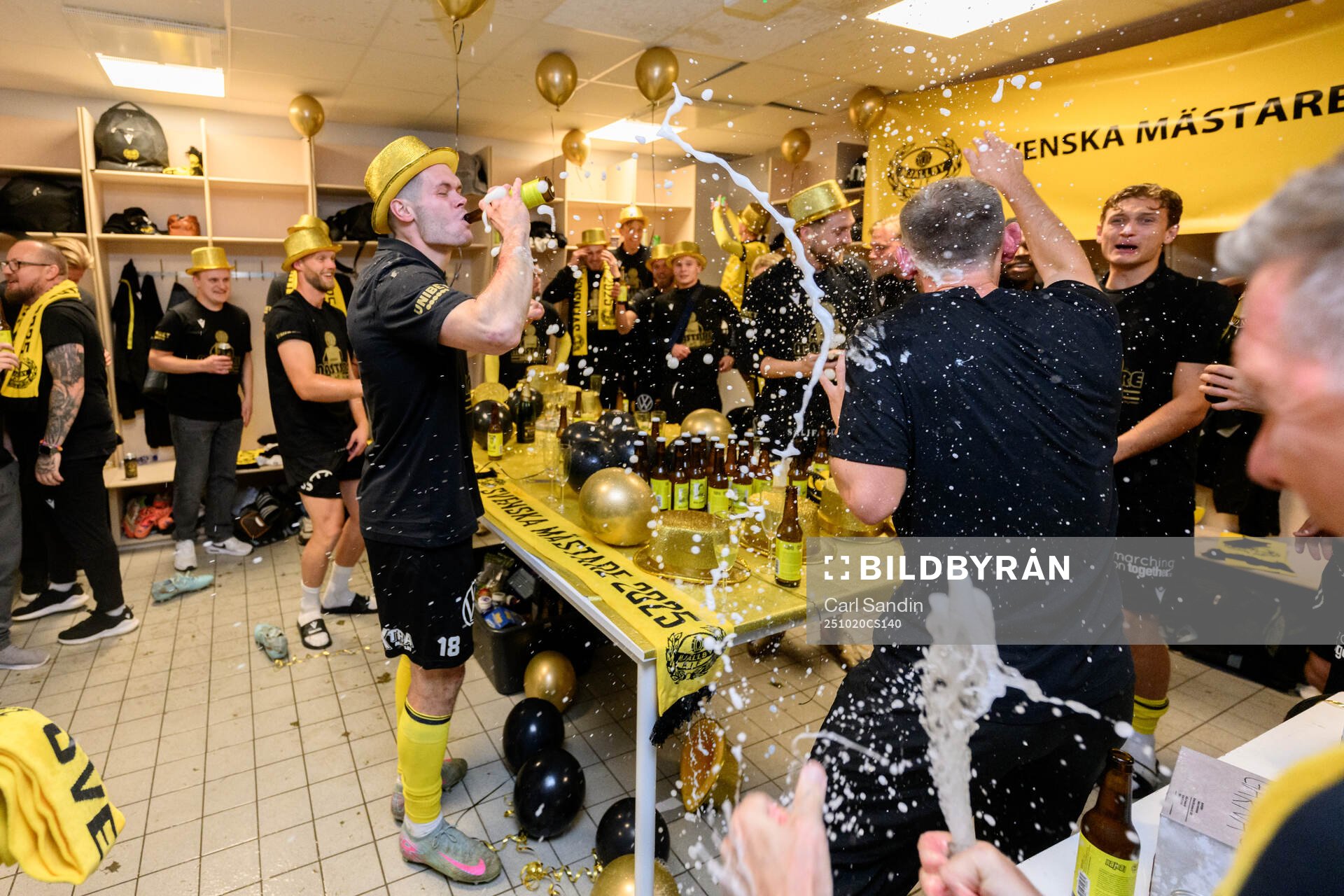 Mjällbys Jacob Bergström jublar