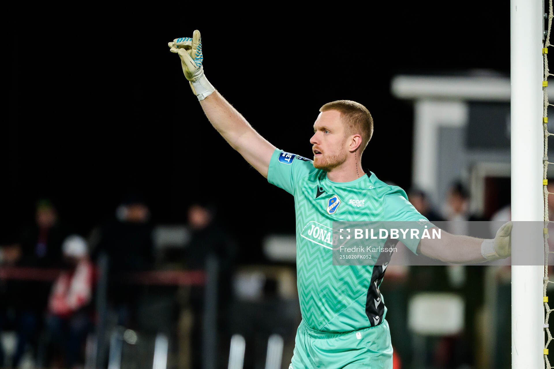 Halmstads målvakt Tim Erlandsson