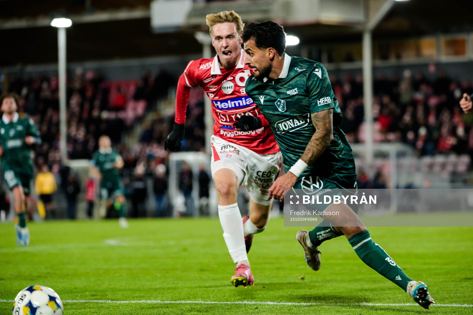 Halmstads Rami Kaib och Degerfors Santeri Haarala