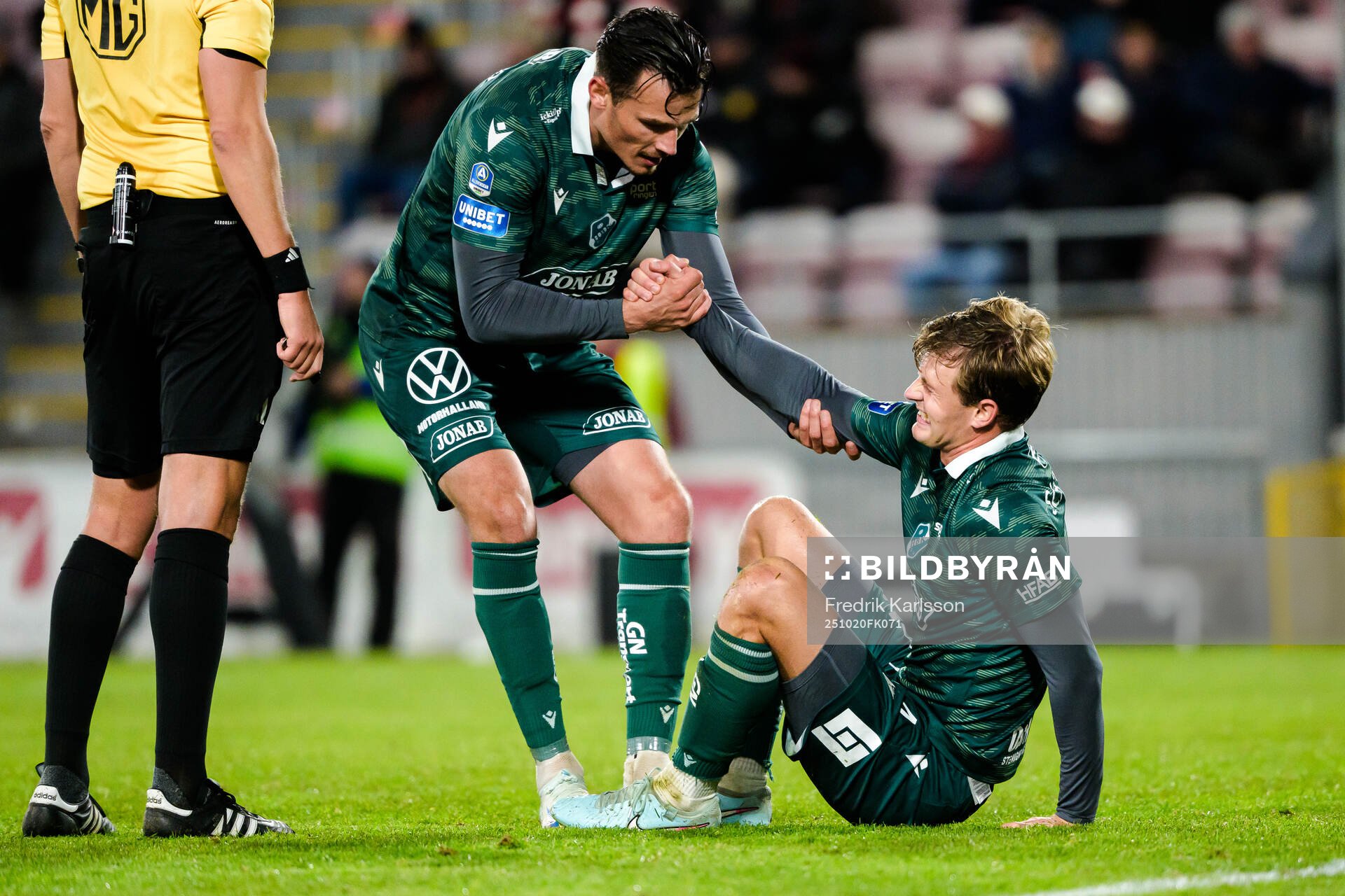 Halmstads Pascal Gregor och Filip Schyberg