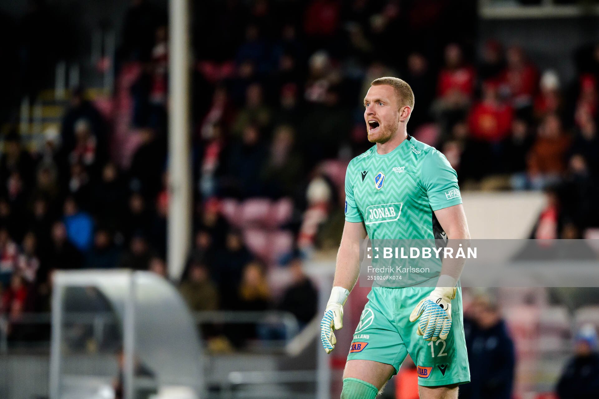 Halmstads målvakt Tim Erlandsson