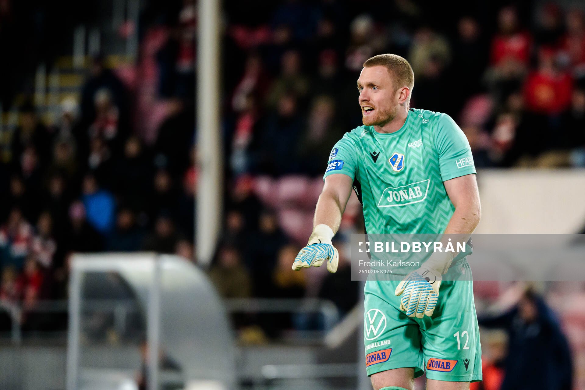 Halmstads målvakt Tim Erlandsson