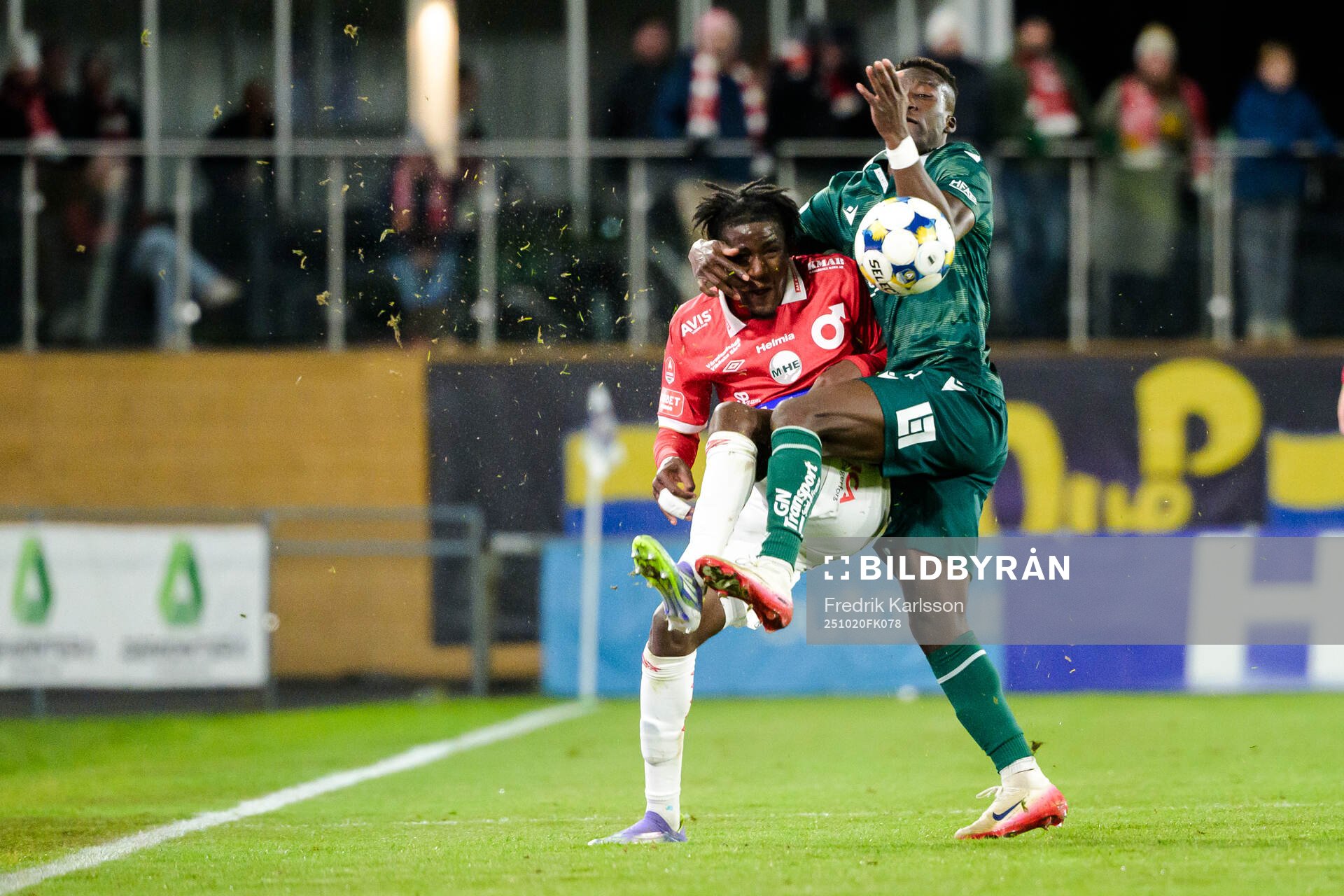 Degerfors Philippe Ndinga Ossiabadjouo och Halmstads Niilo