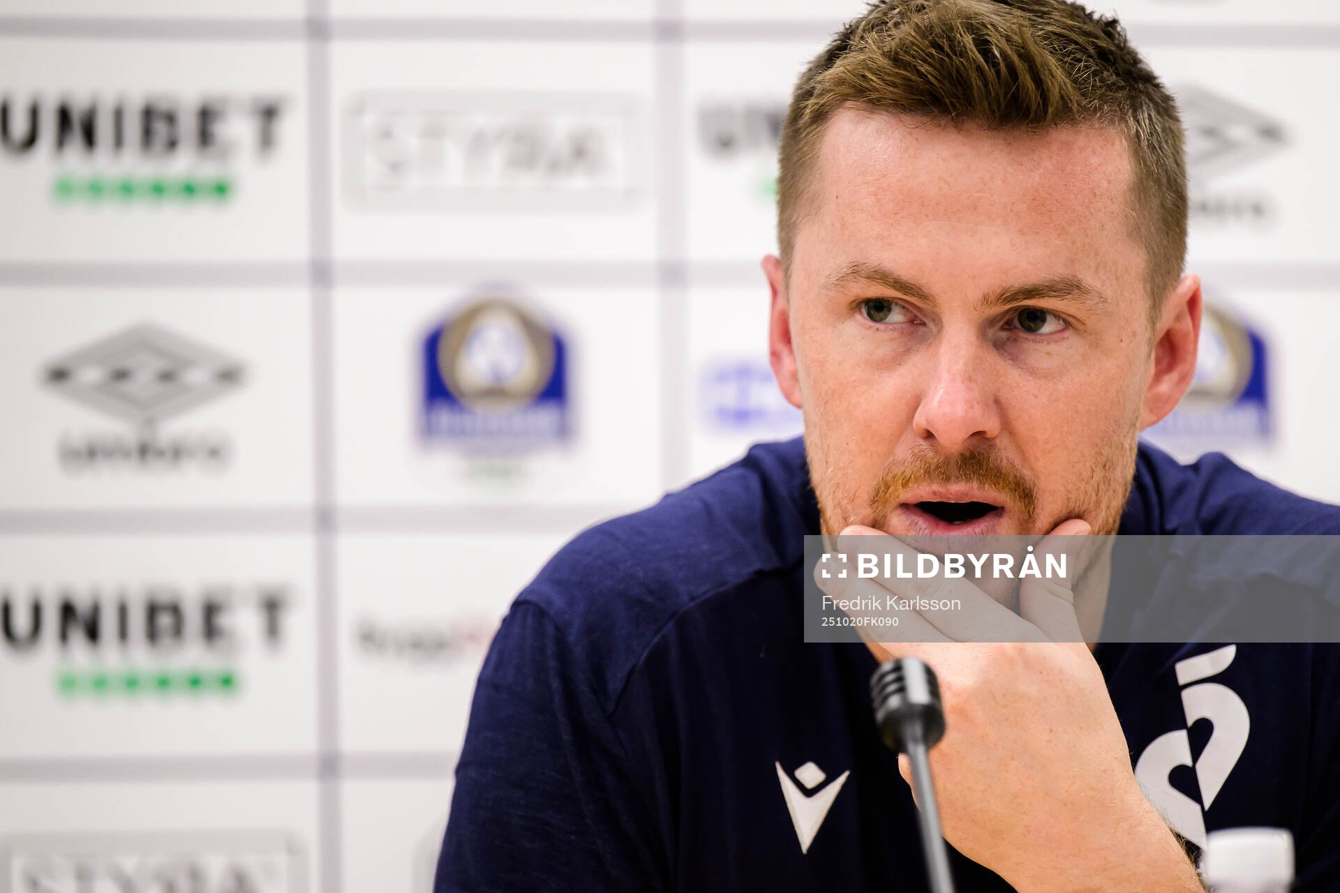 Halmstads tränare Johan Lindholm