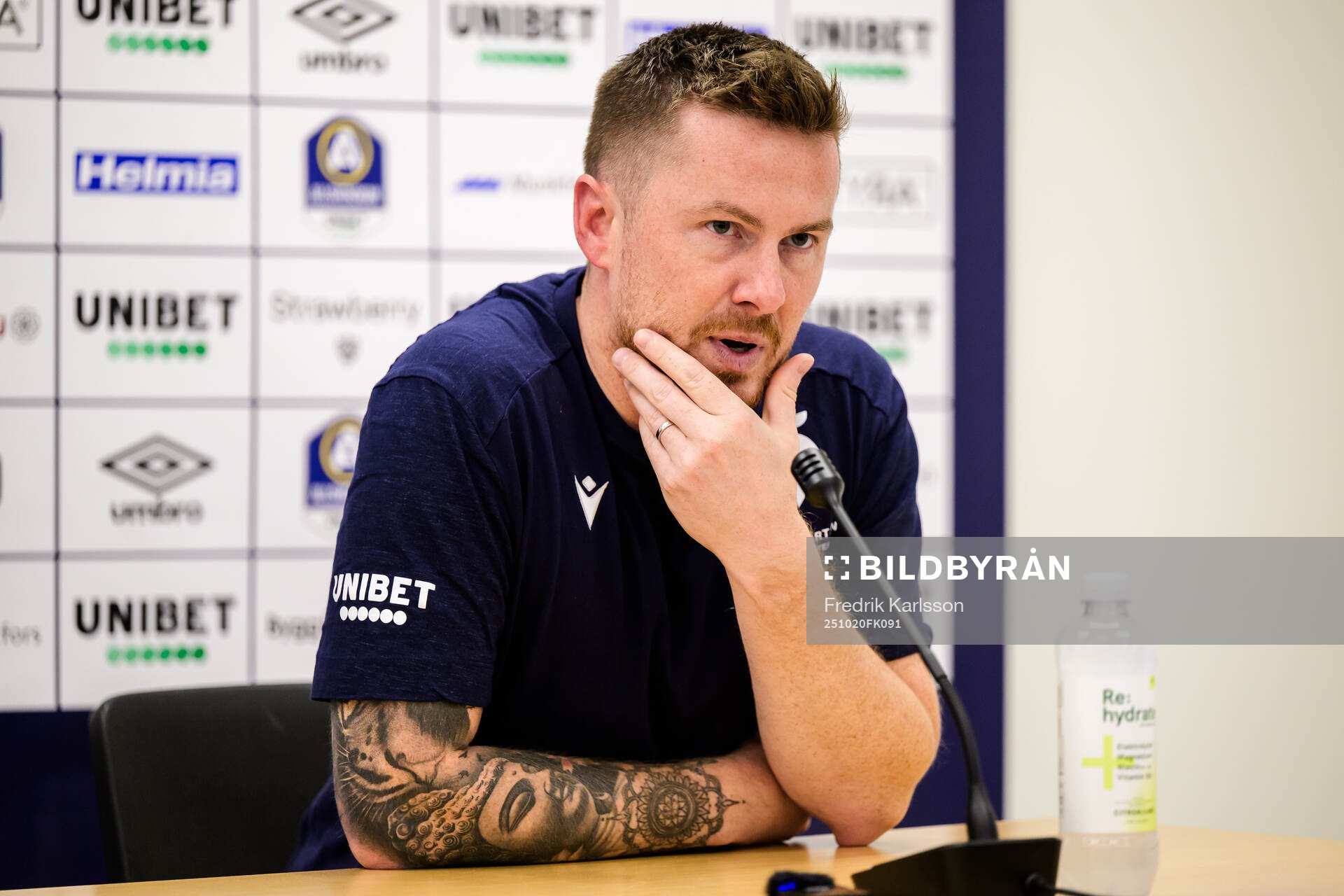 Halmstads tränare Johan Lindholm