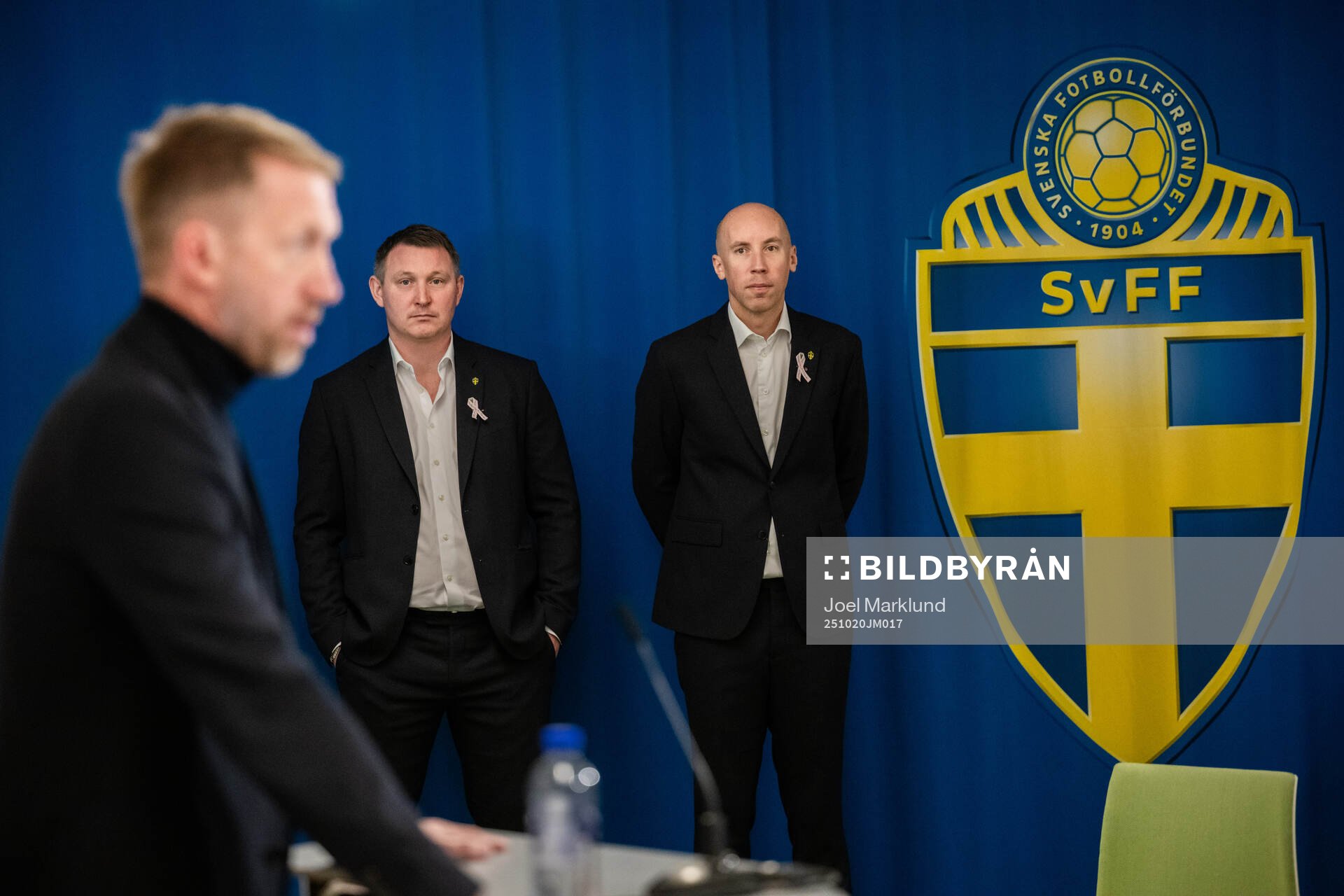 Graham Potter, Kim Källström, head of football at the