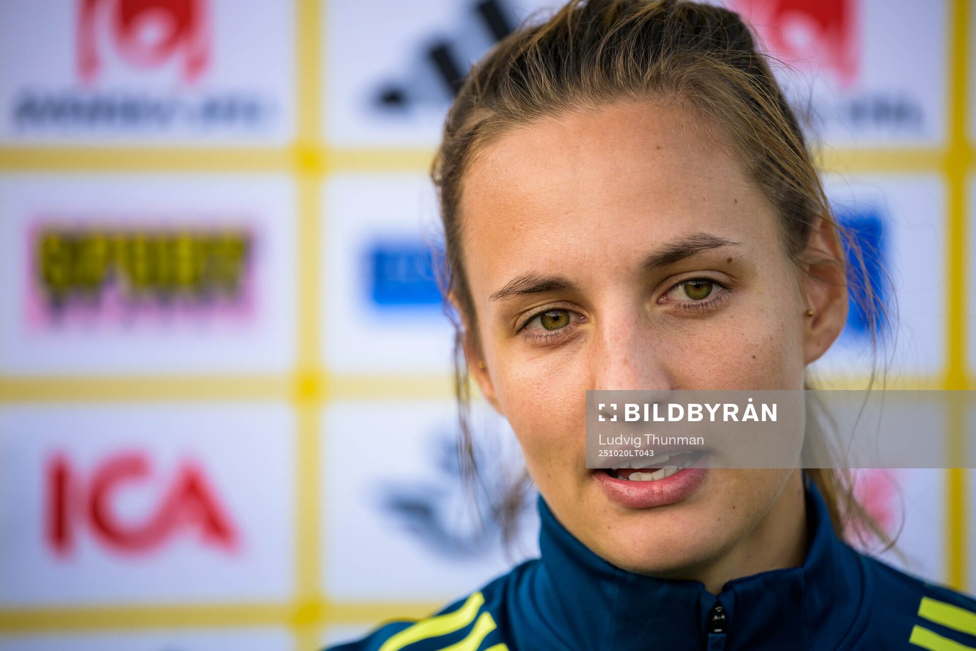 Nathalie Björn of the Swedish women's national football