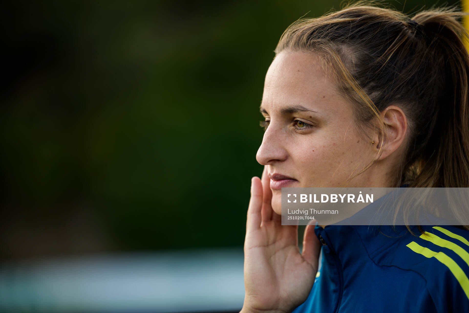 Nathalie Björn of the Swedish women's national football