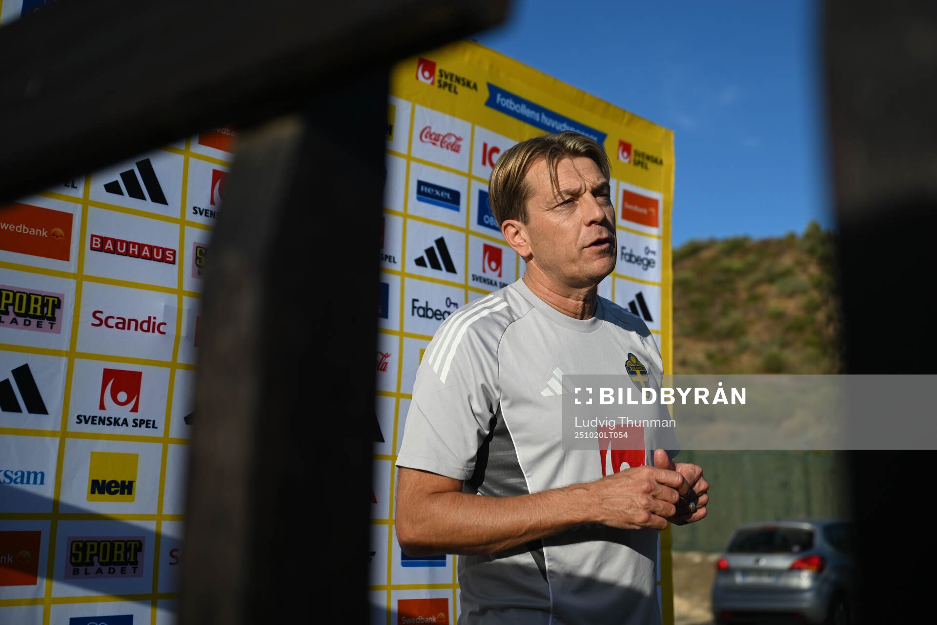 Head coach Tony Gustavsson of the Swedish women's national