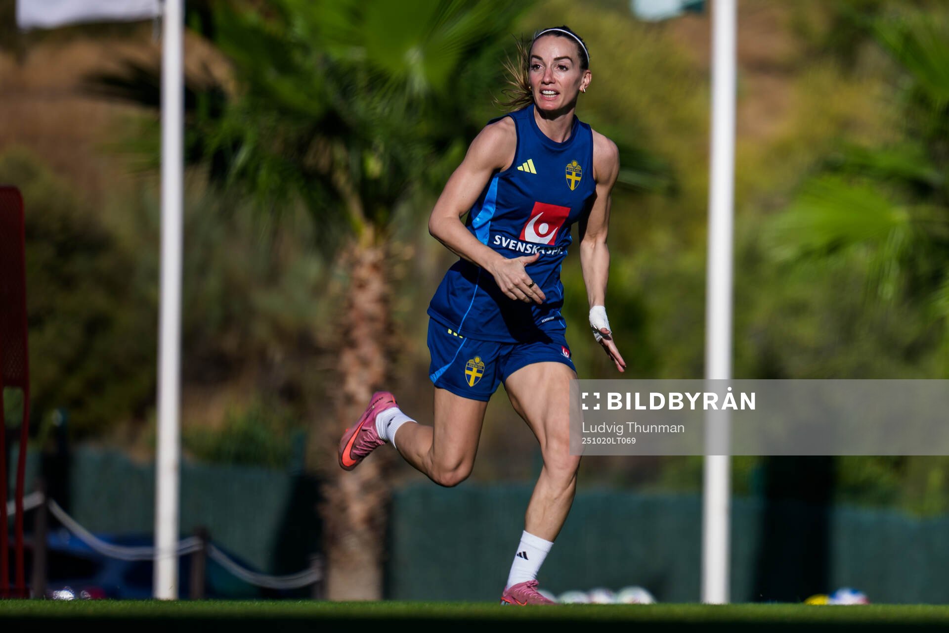 Kosovare Asllani of the Swedish women's national football