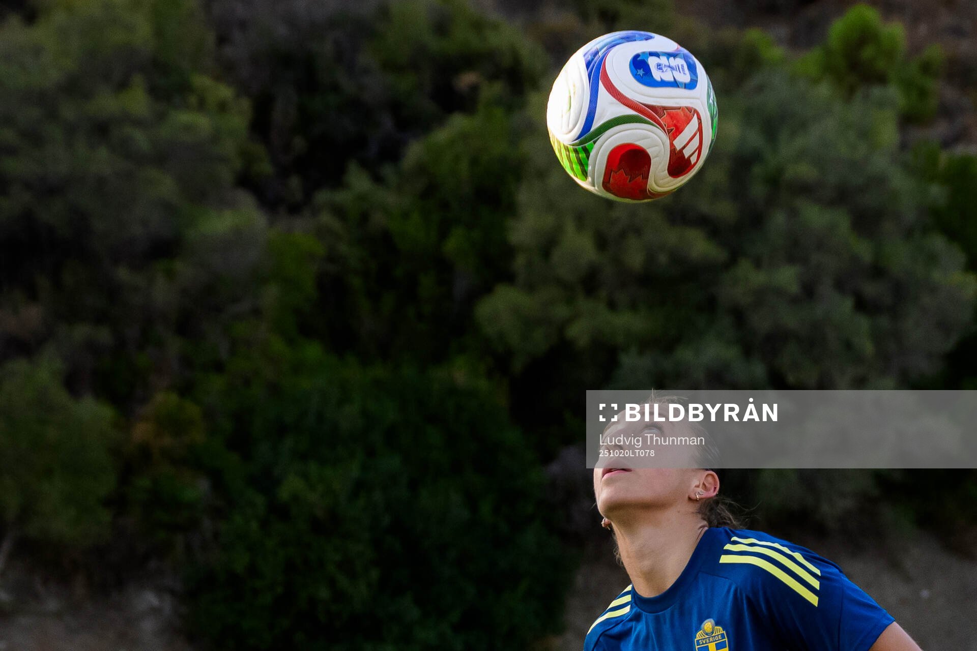 Rosa Kafaji of the Swedish women's national football team