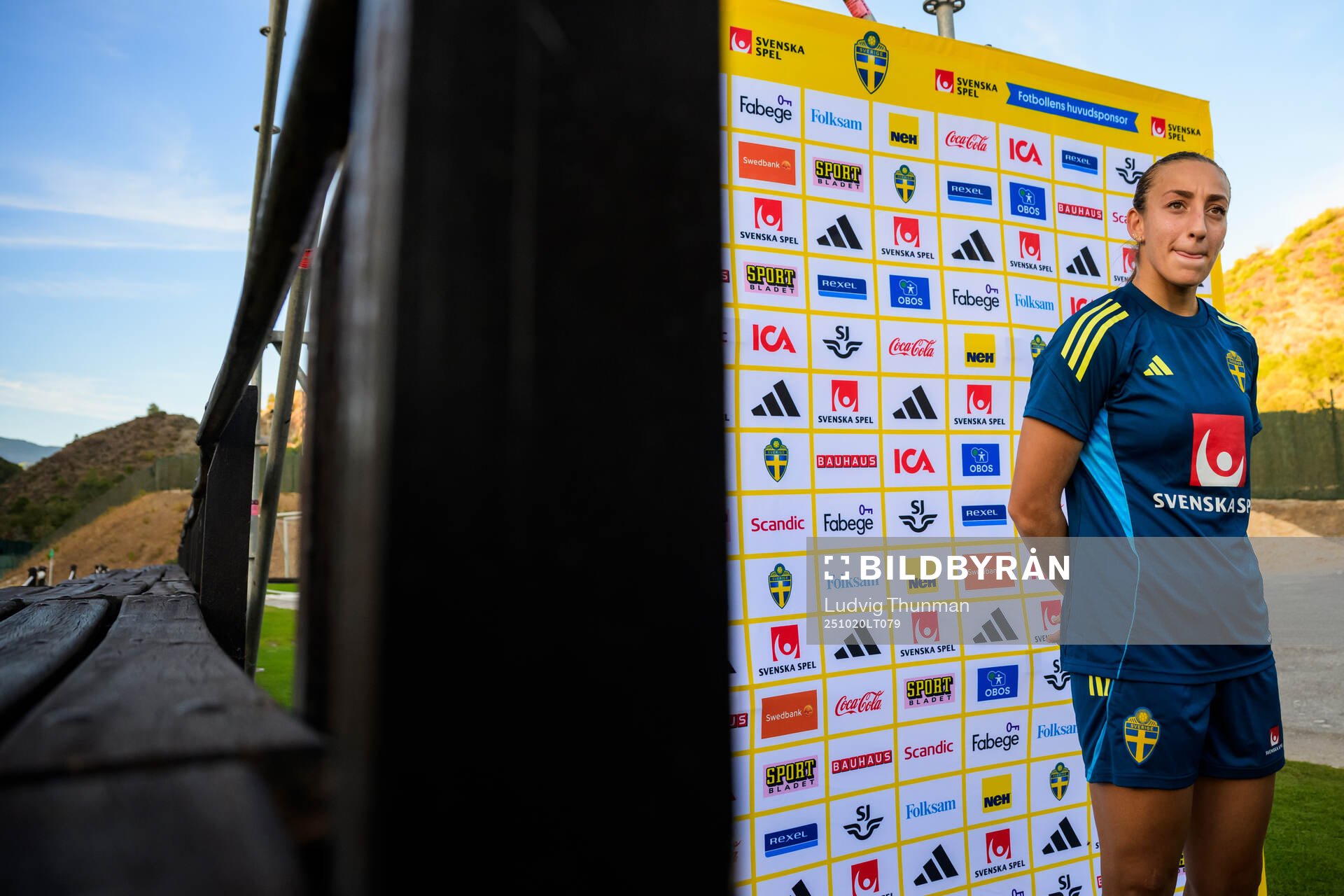 Rosa Kafaji of the Swedish women's national football team