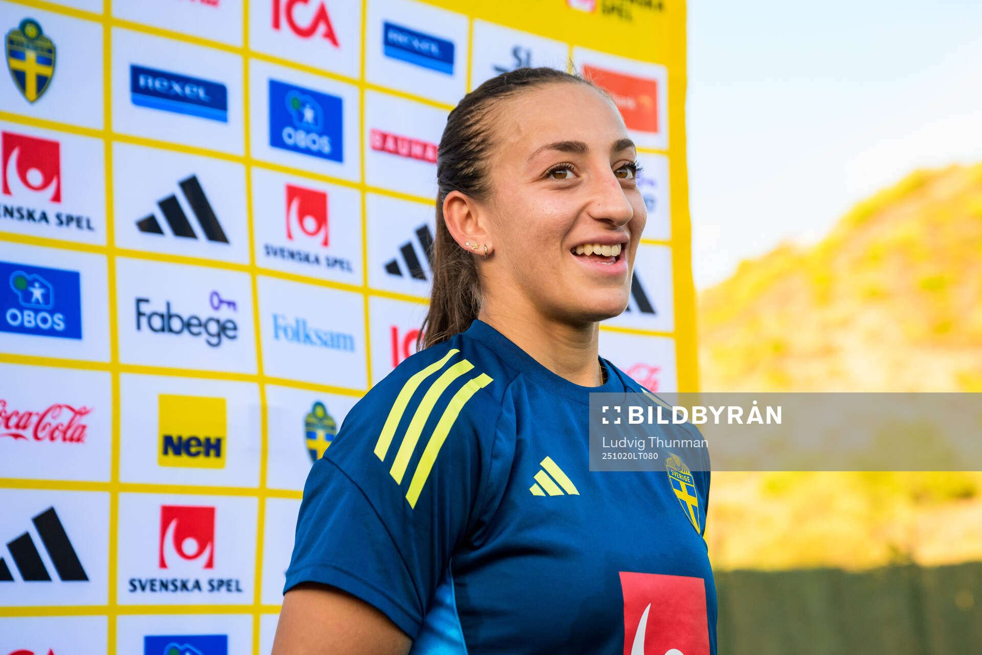 Rosa Kafaji of the Swedish women's national football team