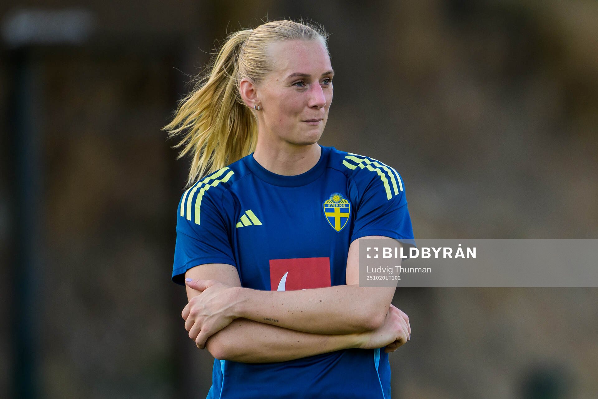 Stina Blackstenius of the Swedish women's national football