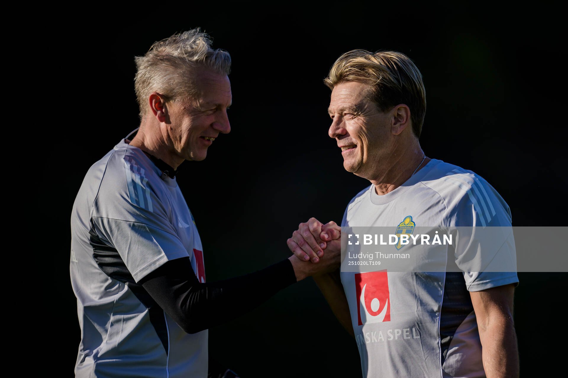 Assistant coach Johanna Almgren and head coach Tony