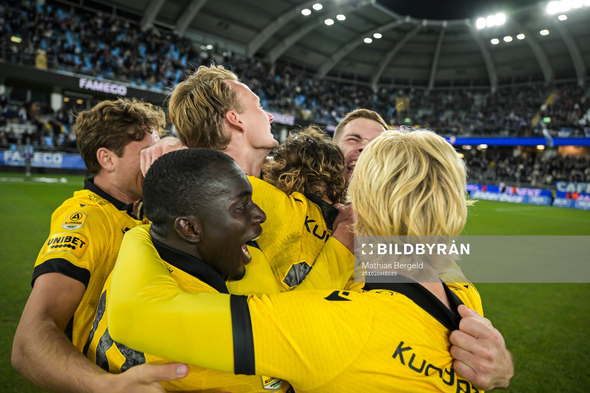 Mjällbys Abdoulie Manneh, Herman Johansson och Jacob