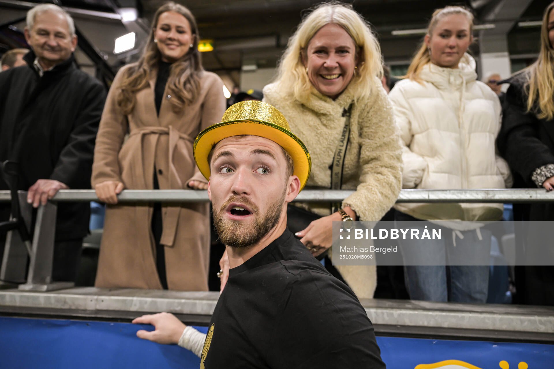 Mjällbys målvakt Noel Törnqvist jublar