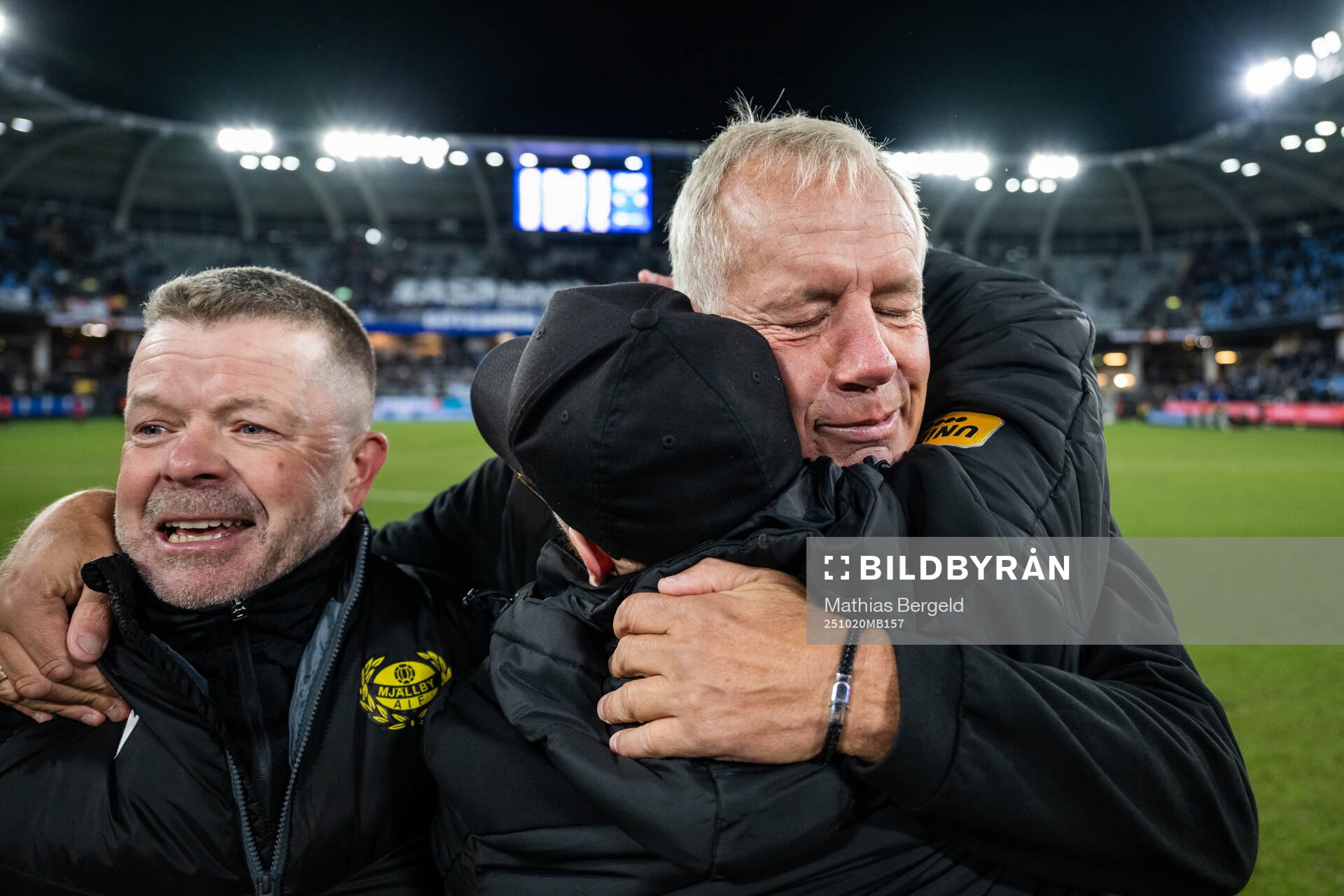 Mjällbys tränare Anders Torstensson och sportchef Hasse