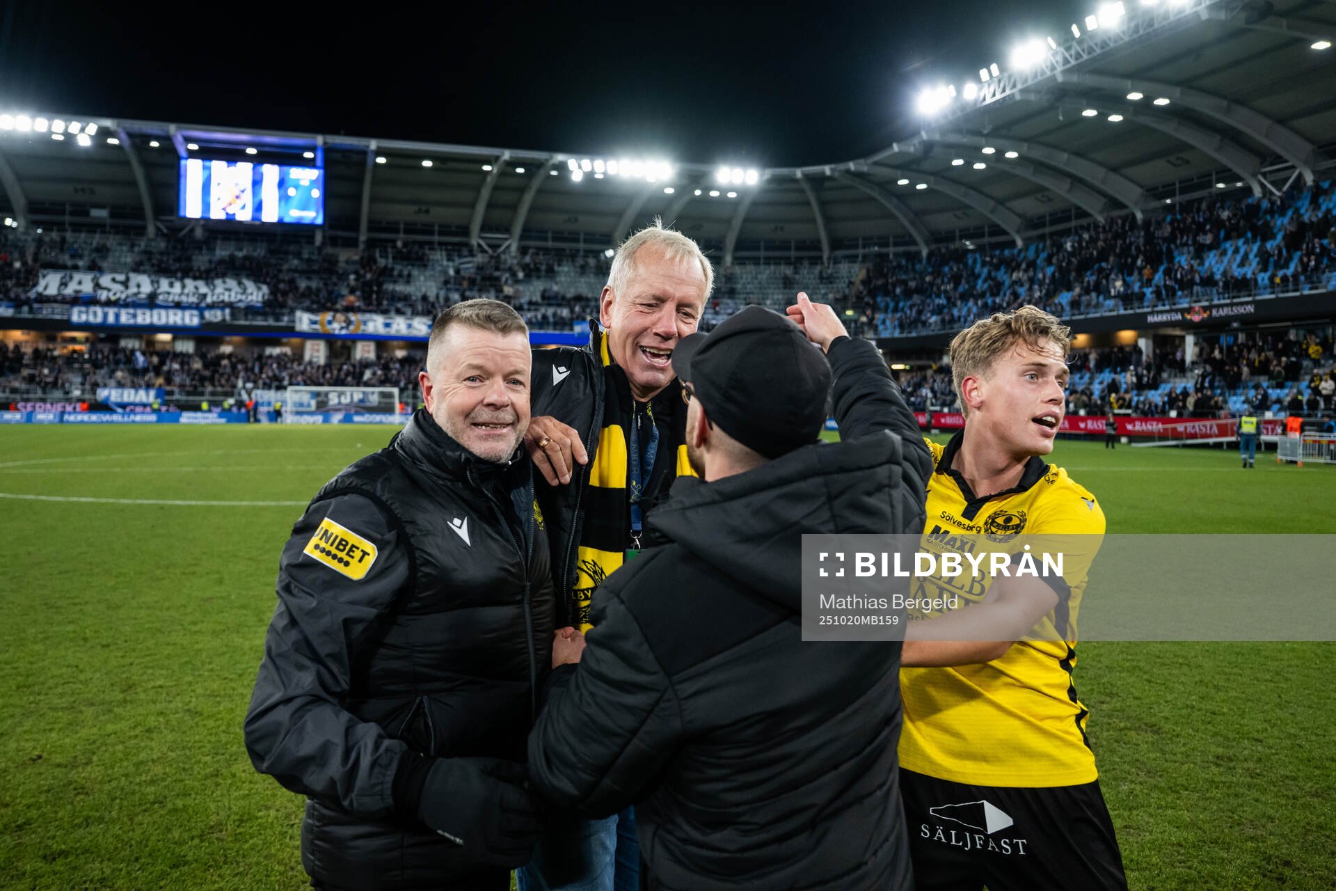 Mjällbys tränare Anders Torstensson och sportchef Hasse