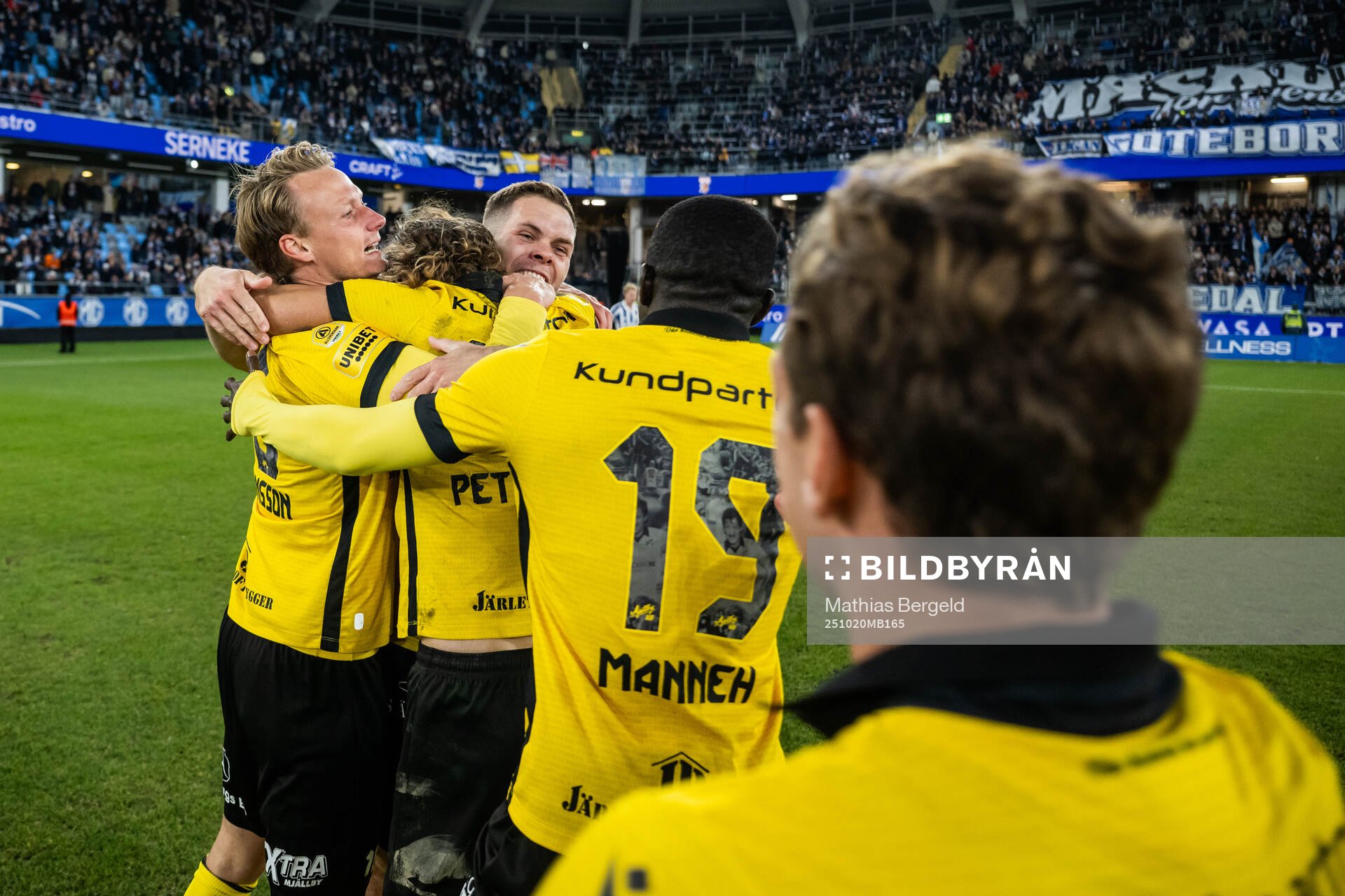 Mjällbys Alexander Johansson, Jacob Bergström och
