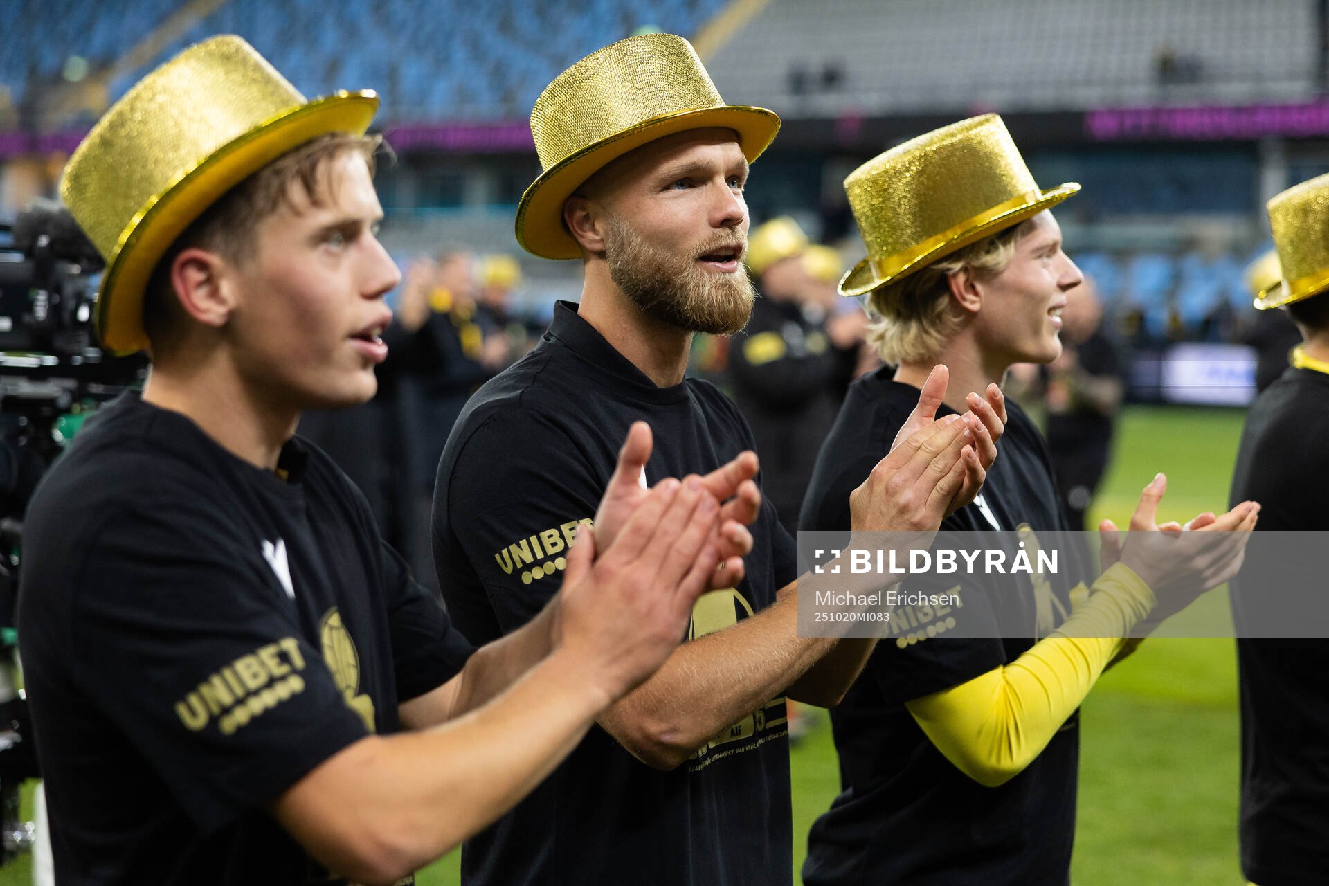 Mjällbys Viktor Gustafson jublar