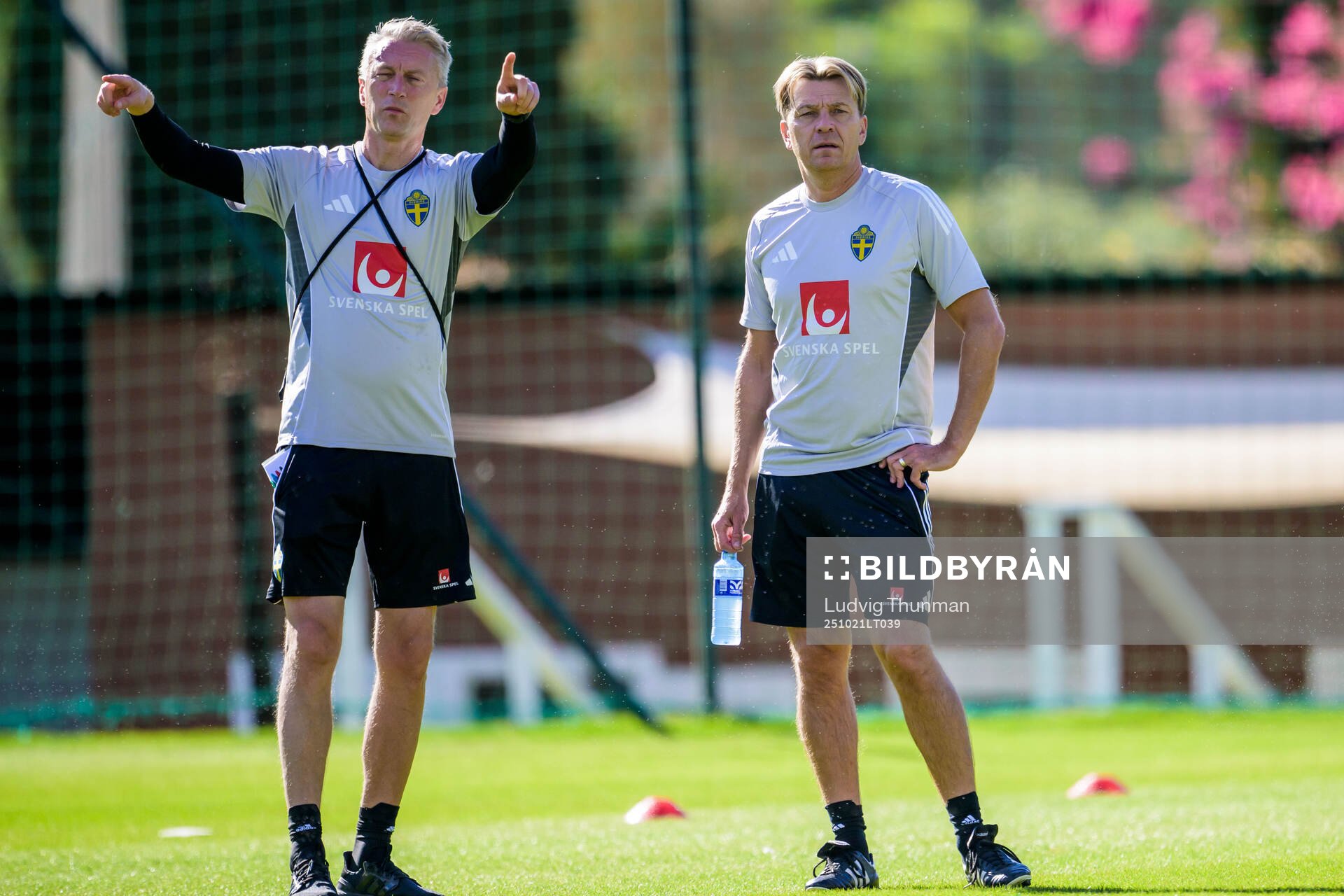 Assistant coach Niklas Egnell and Head coach Tony Gustavsson