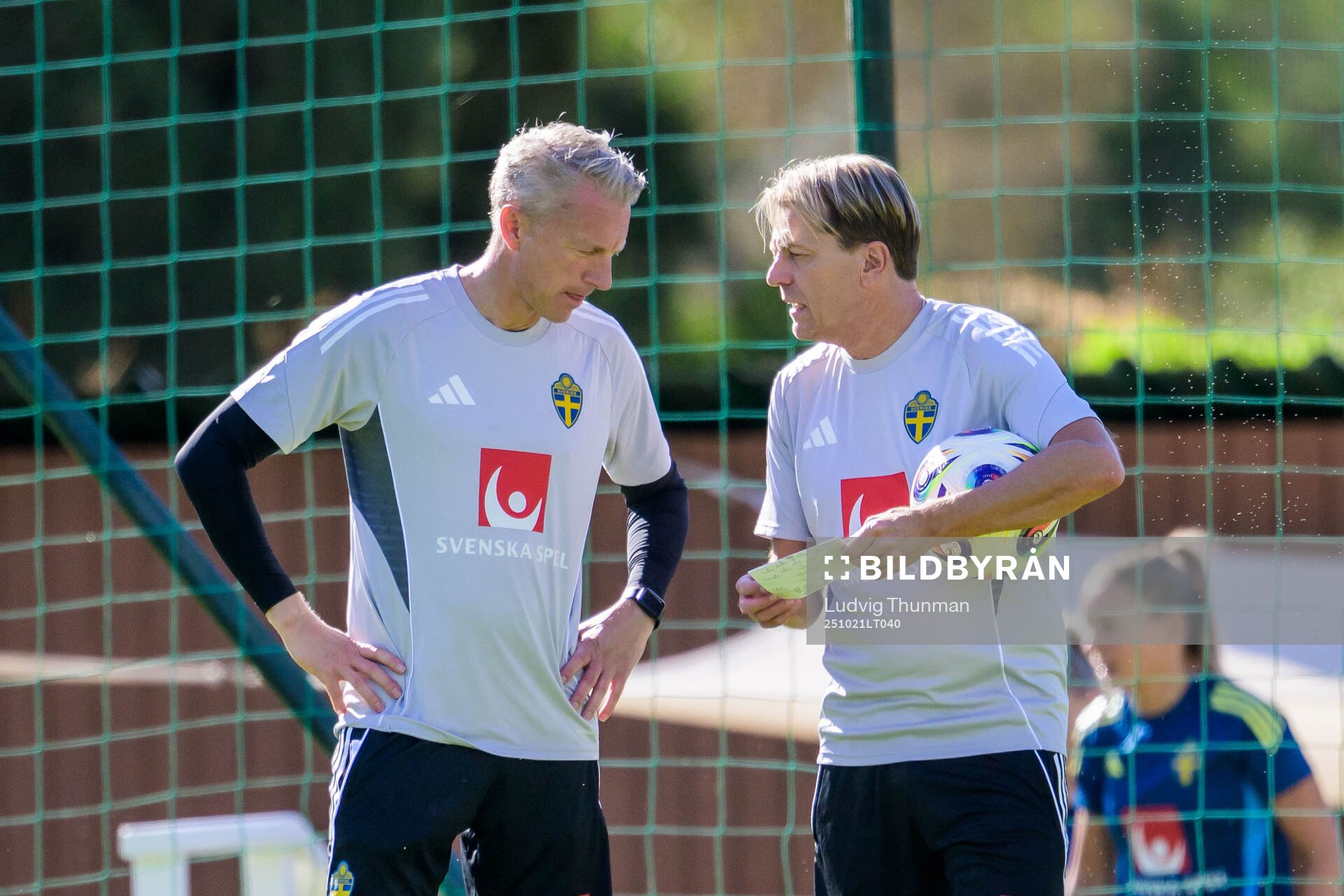 Assistant coach Niklas Egnell and Head coach Tony Gustavsson