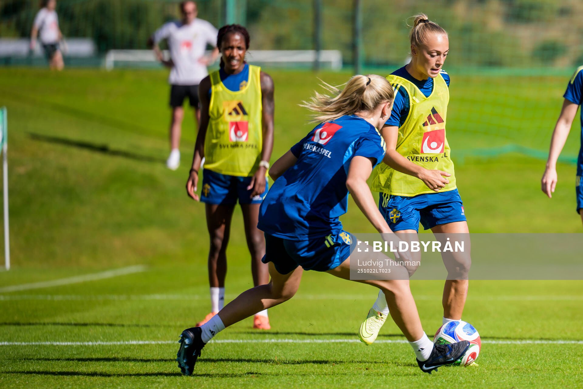 Hanna Bennison of the Swedish women's national football team