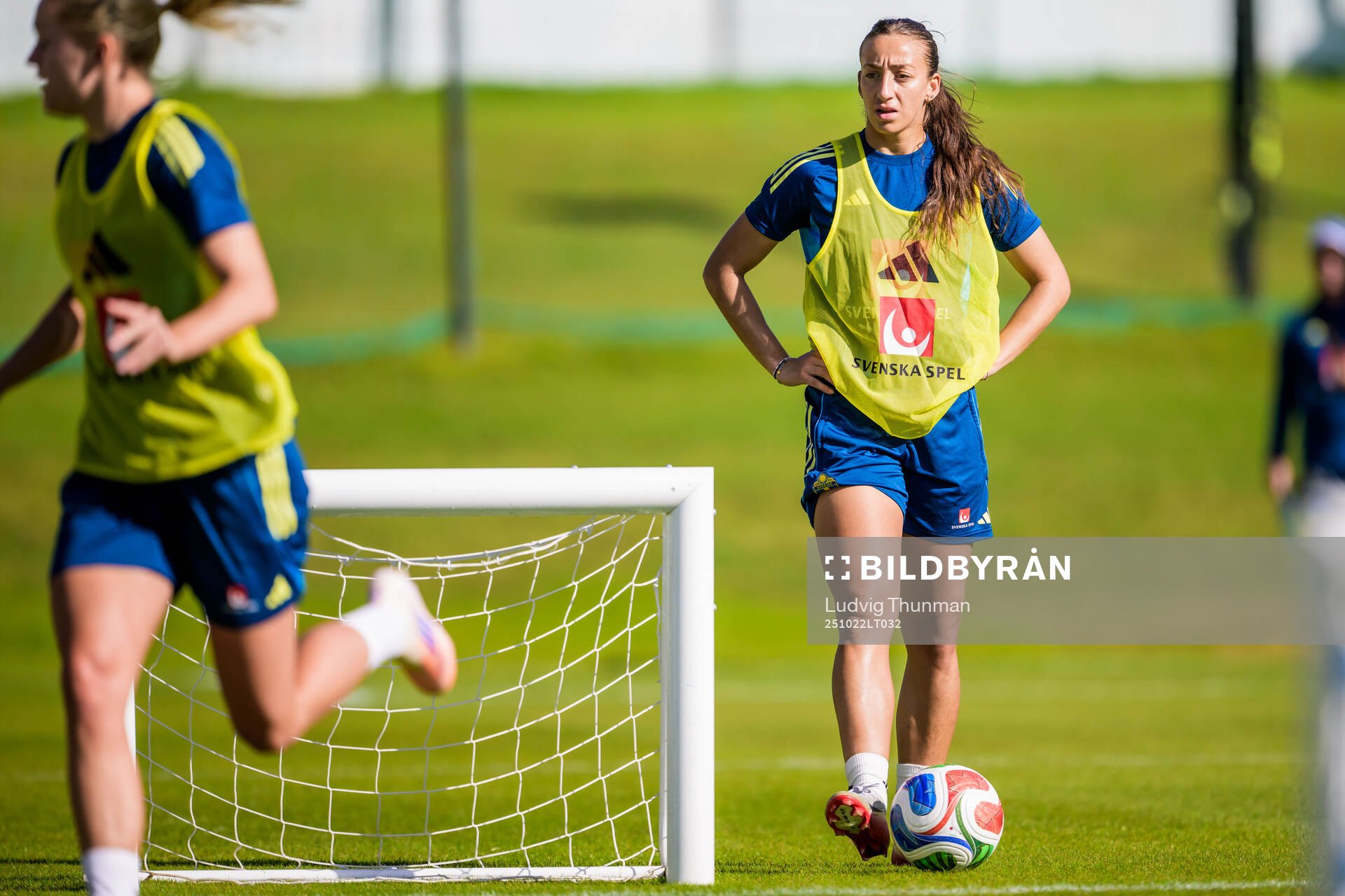 Rosa Kafaji of the Swedish women's national football team