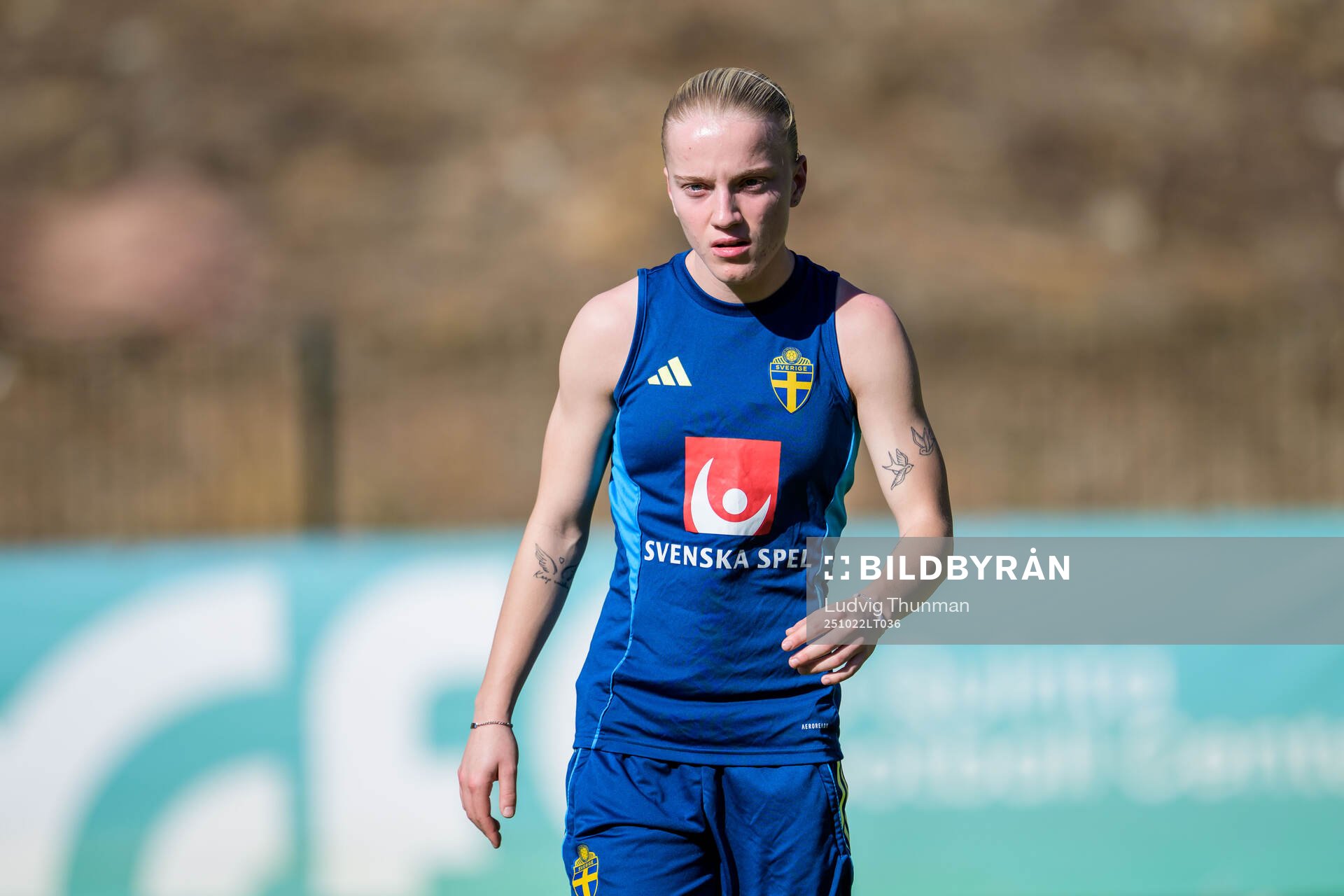 Anna Sandberg of the Swedish women's national football team