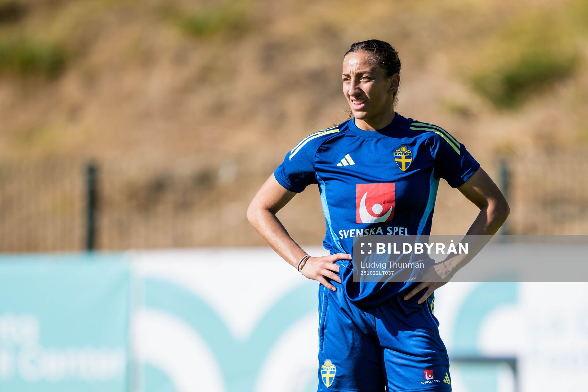 Rosa Kafaji of the Swedish women's national football team