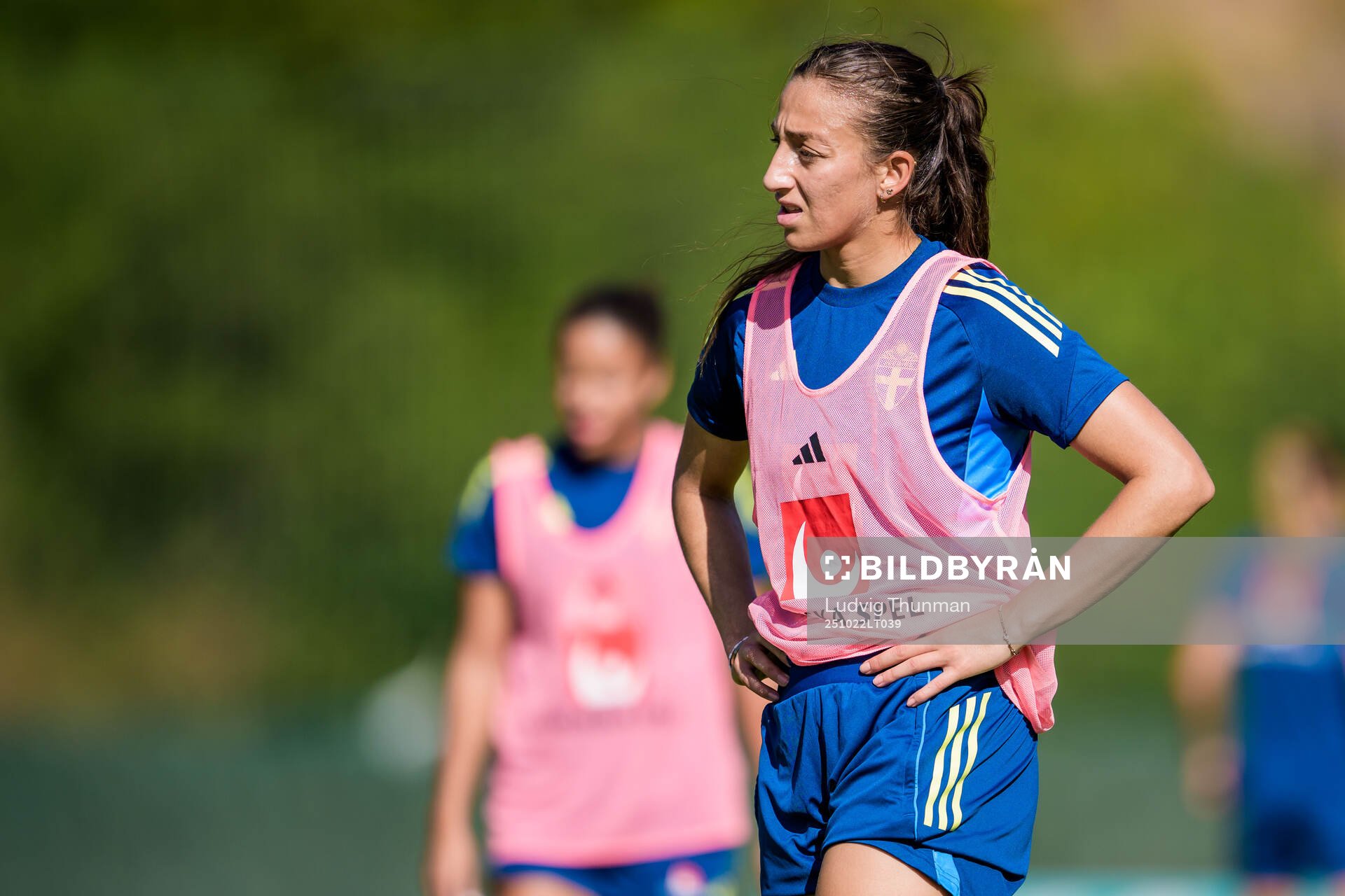 Rosa Kafaji of the Swedish women's national football team