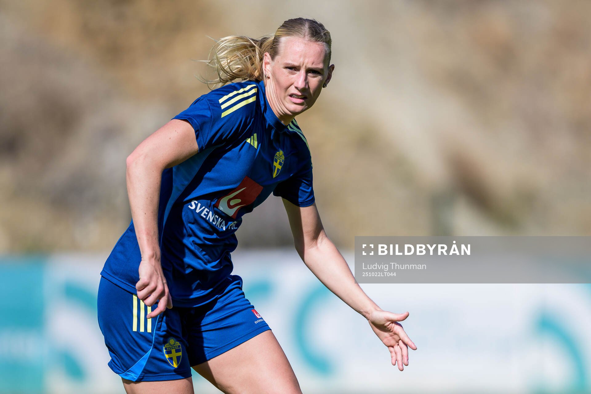 Stina Blackstenius of the Swedish women's national football