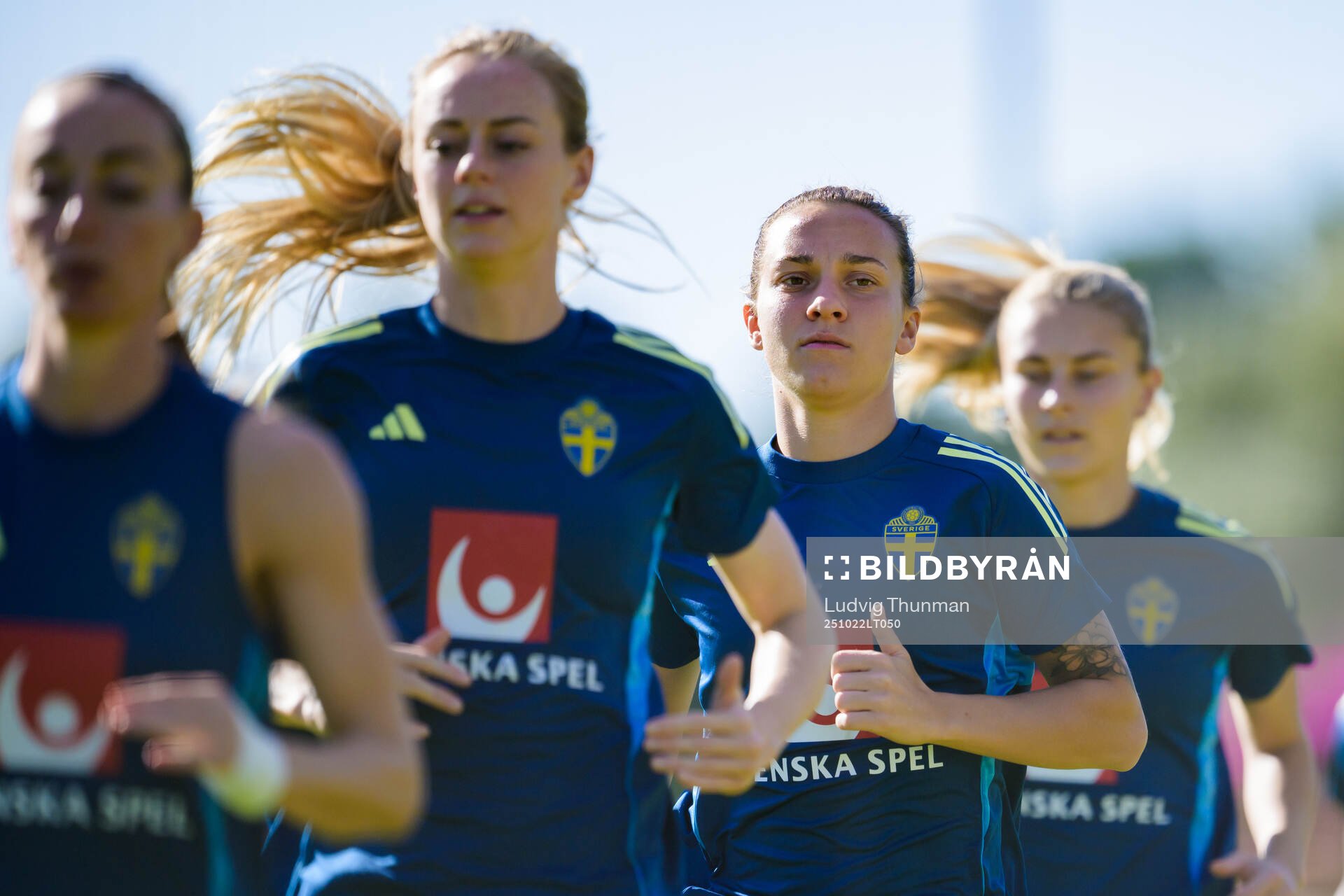 Amanda Ilestedt, Julia Zigiotti Olme of the Swedish women's