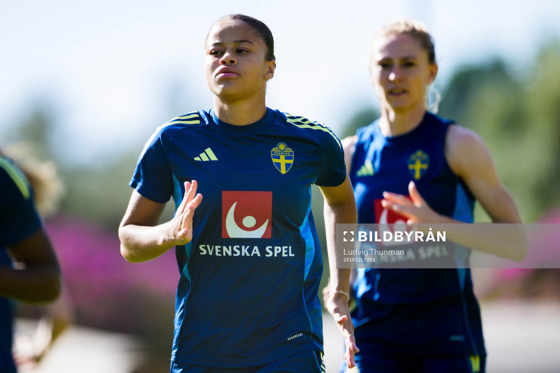 Felicia Schröder of the Swedish women's national football