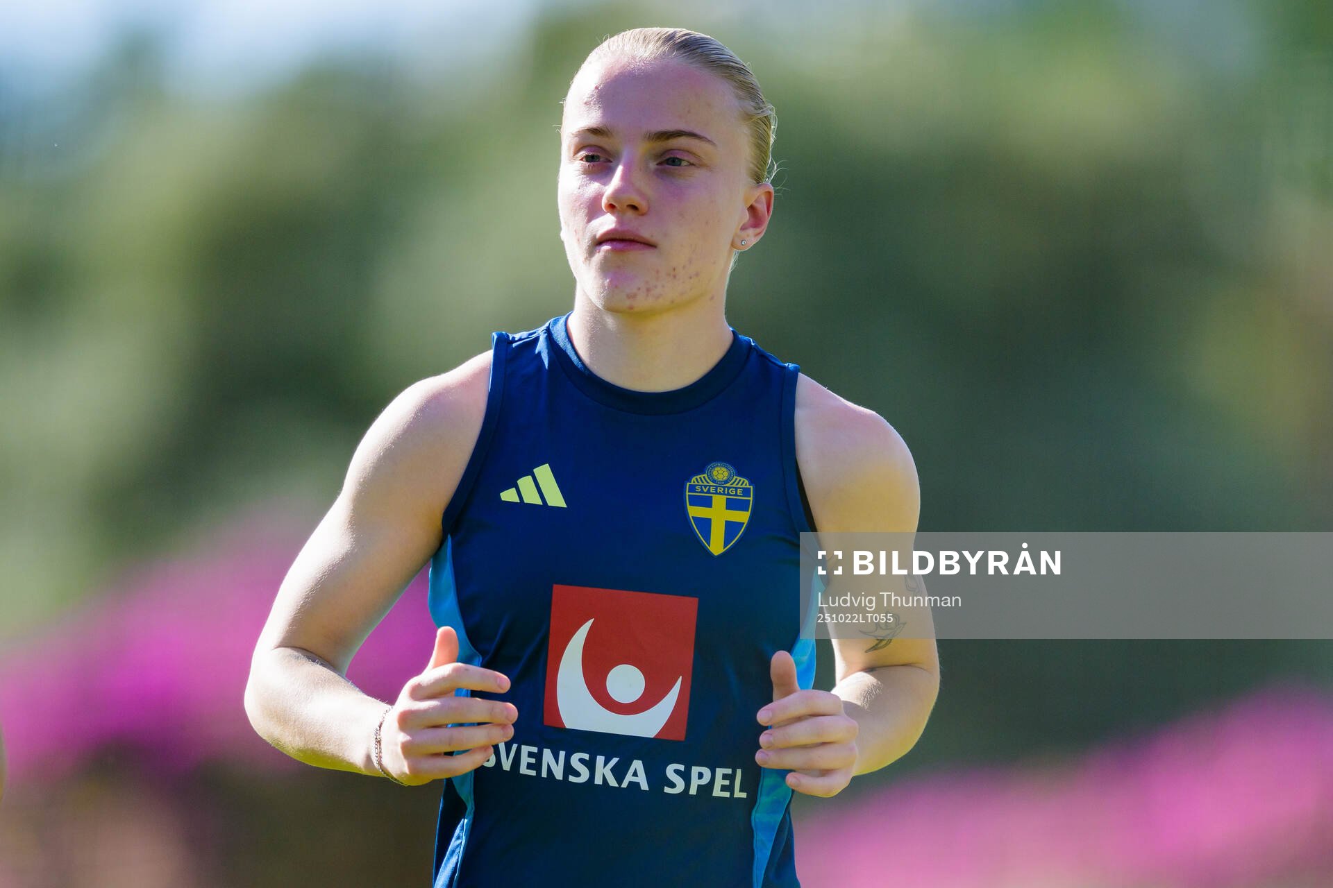 Anna Sandberg of the Swedish women's national football team