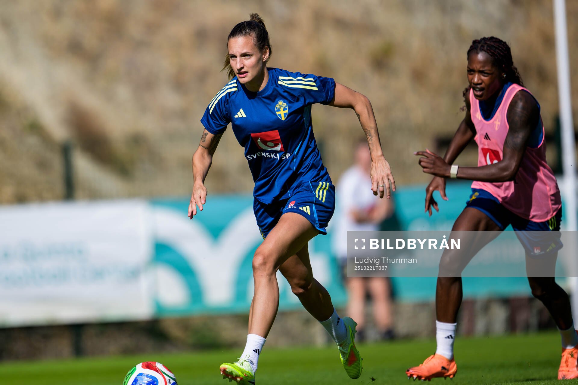 Nathalie Björn of the Swedish women's national football