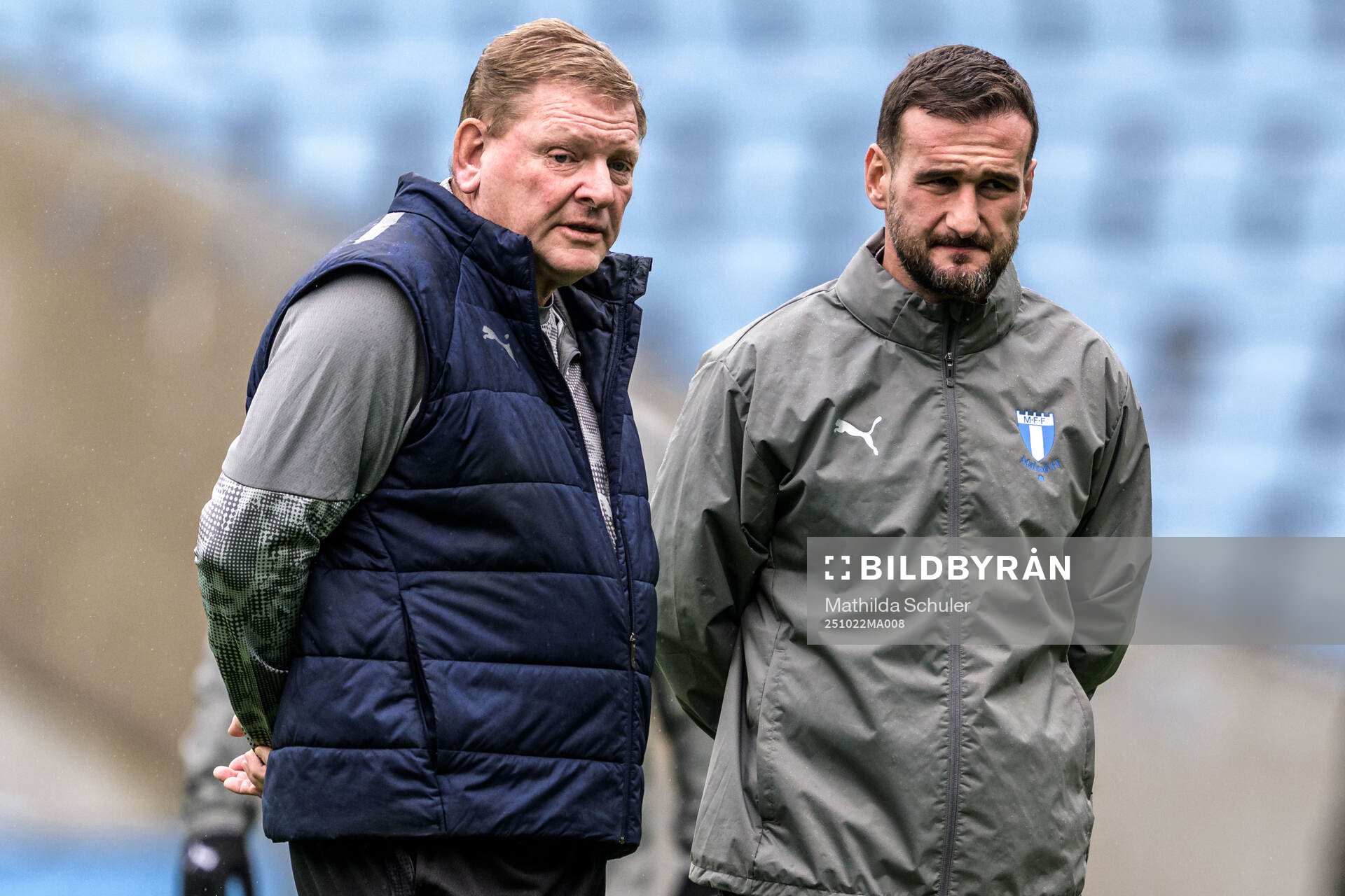 Sports coordinator Alf Westerberg and Head coach Anes Mravac