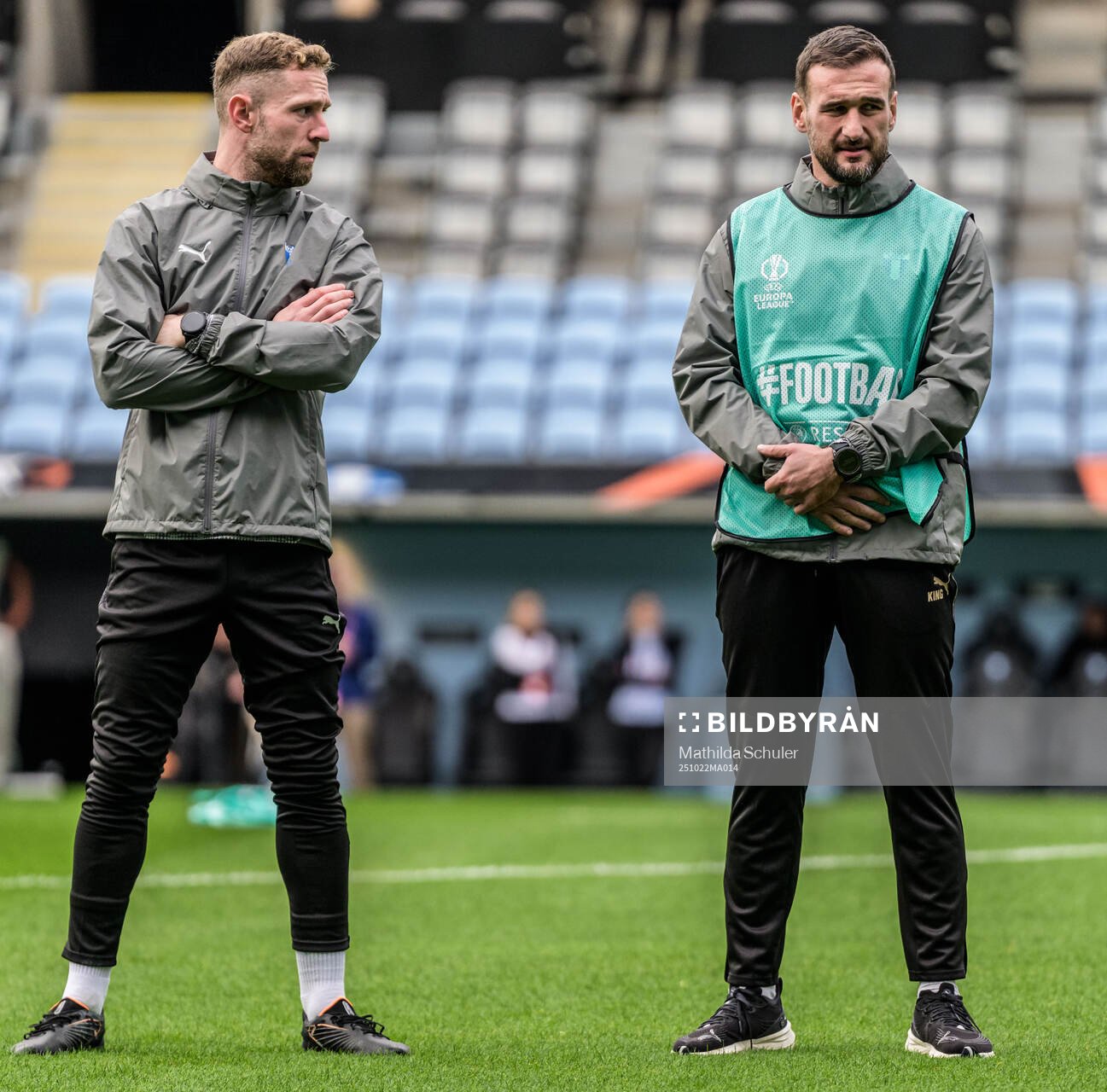 Performance manager Tom Noon and Head coach Anes Mravac