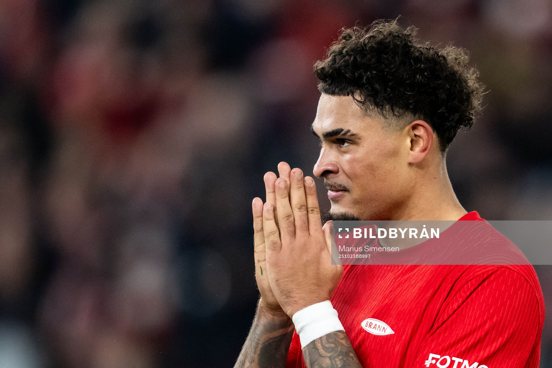 Noah Jean Holm of Brann celebrates