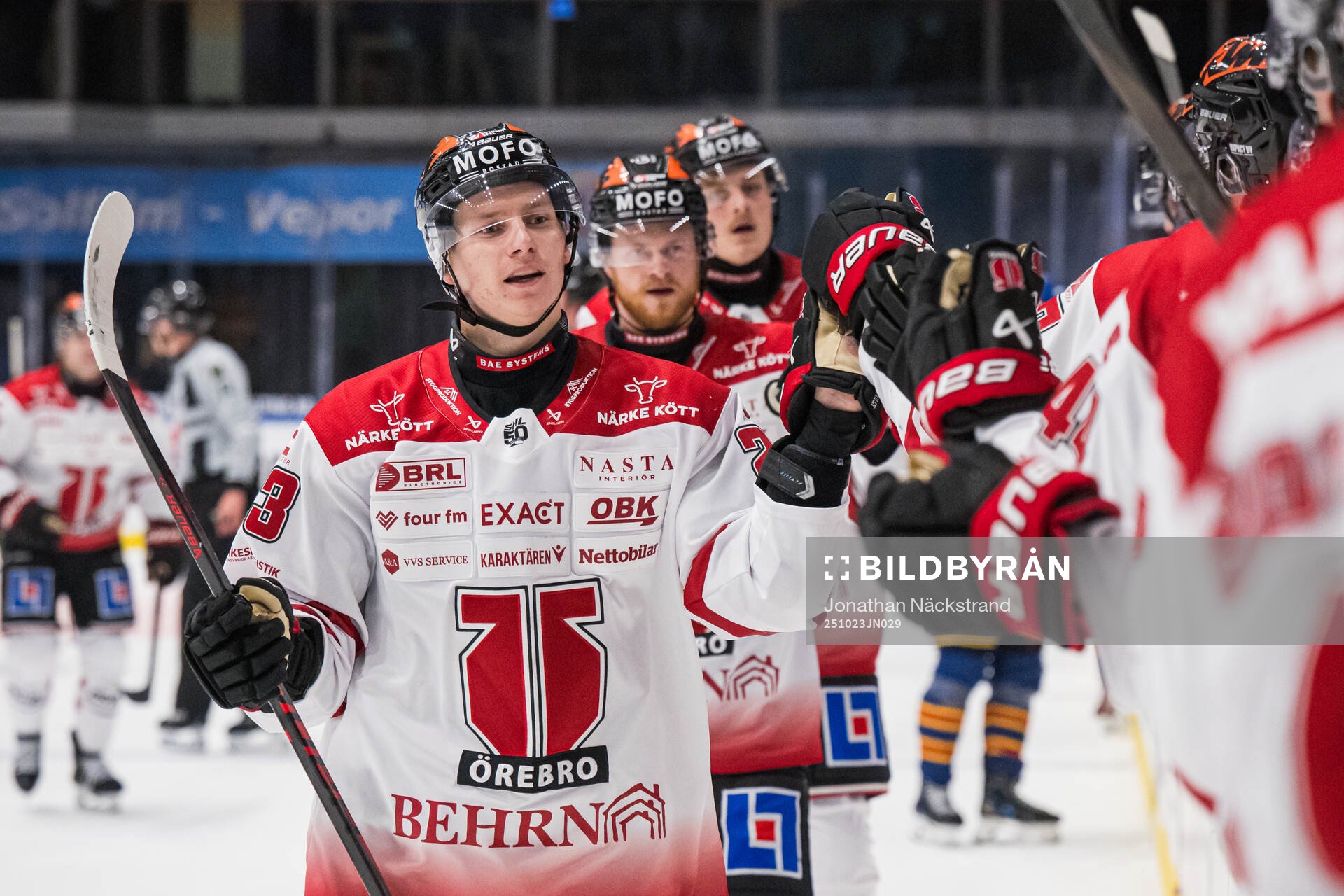 Örebros Egor Polin jublar