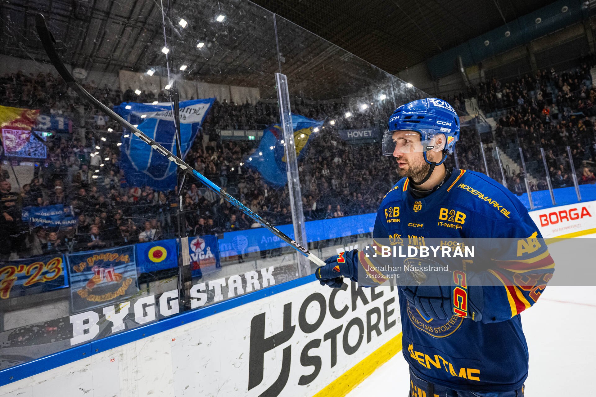 Djurgårdens Marcus Krüger jublar