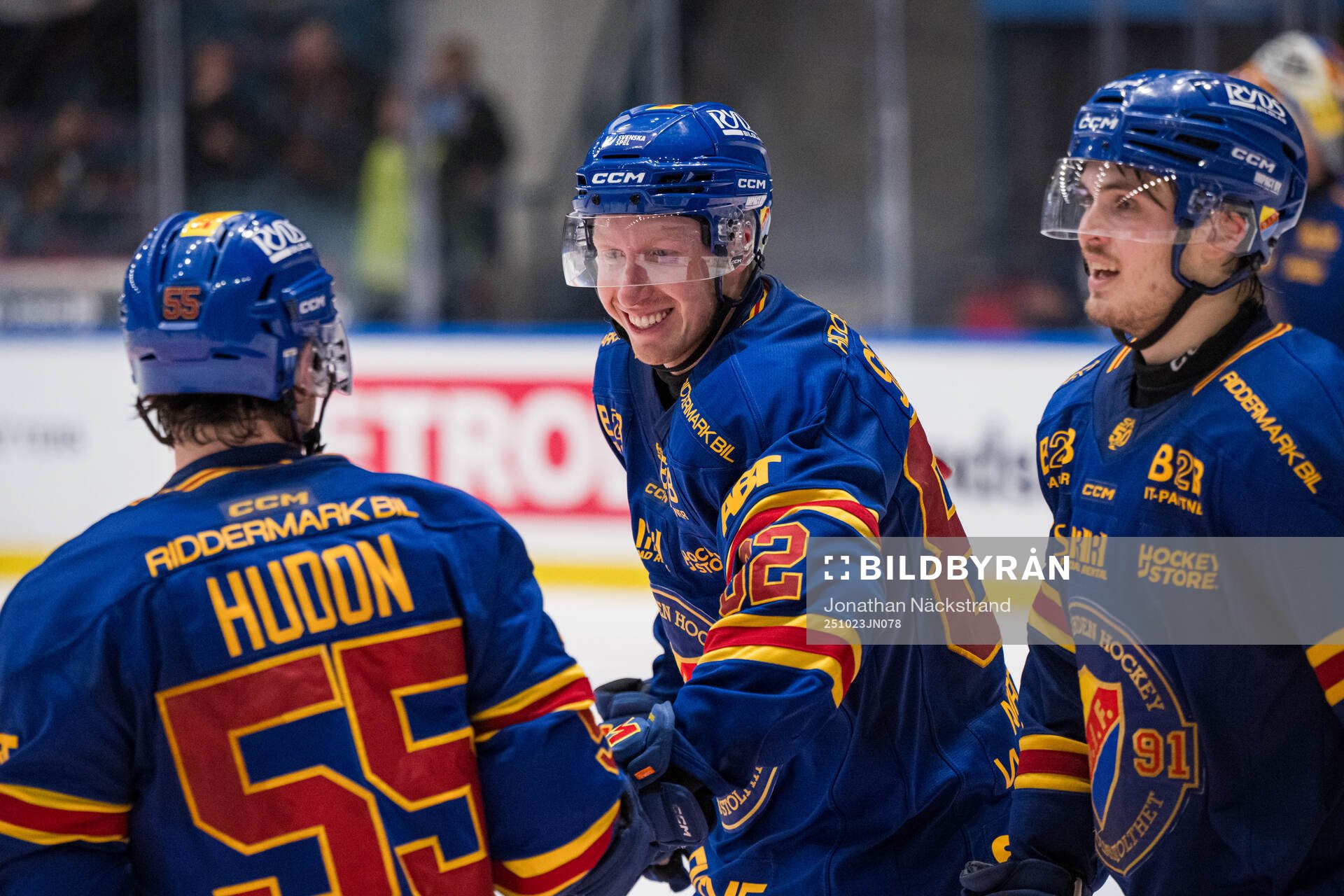 Djurgårdens Colby Sissons jublar