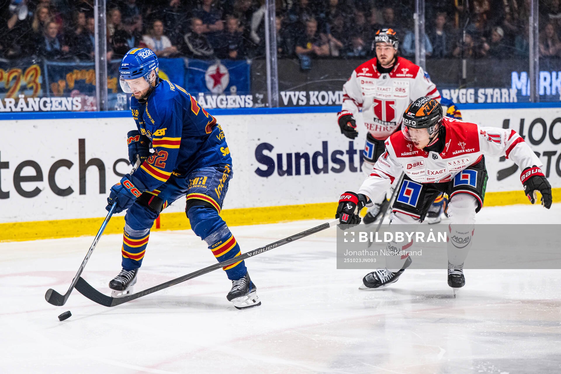 Djurgårdens Marcus Krüger och Örebros Kalle Kossila